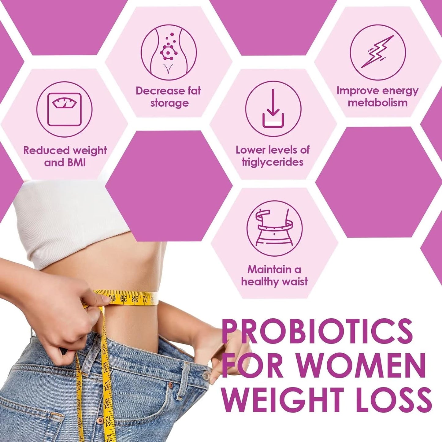 ZEBORA Probiotics for Women Digestive Health, 60 Tablets