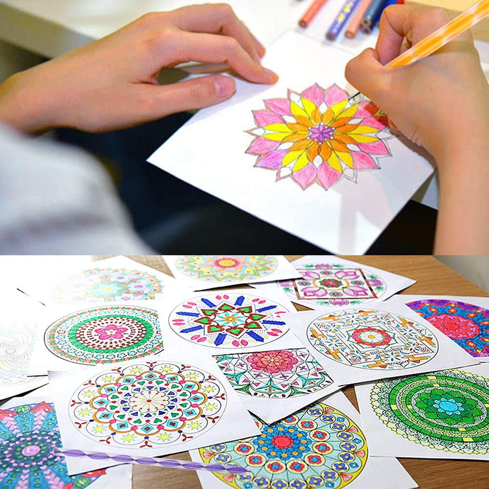 Augshy 19pcs Mandala Dotting Tools Set Pen Dotting Tools