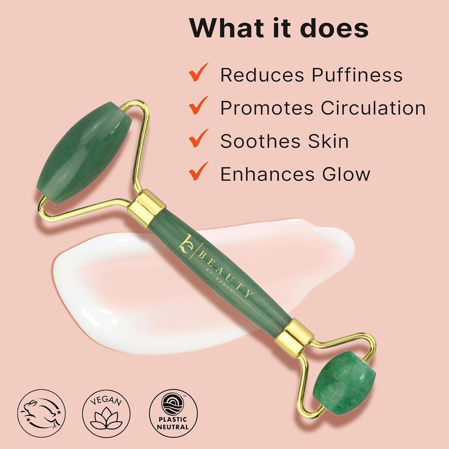 Beauty by Earth Jade Roller for Face