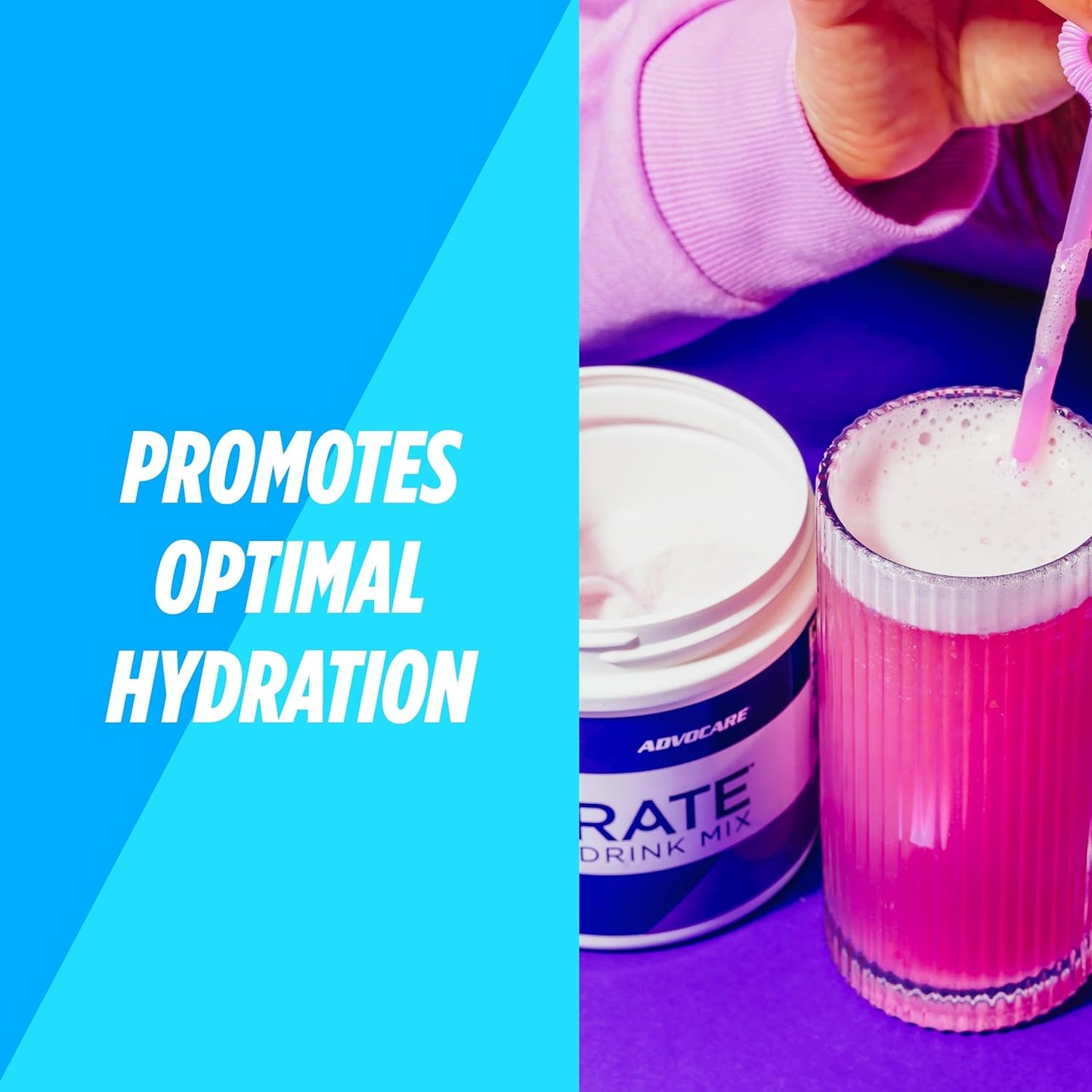 AdvoCare Rehydrate Electrolyte Drink Mix - Grape, 12.7 oz