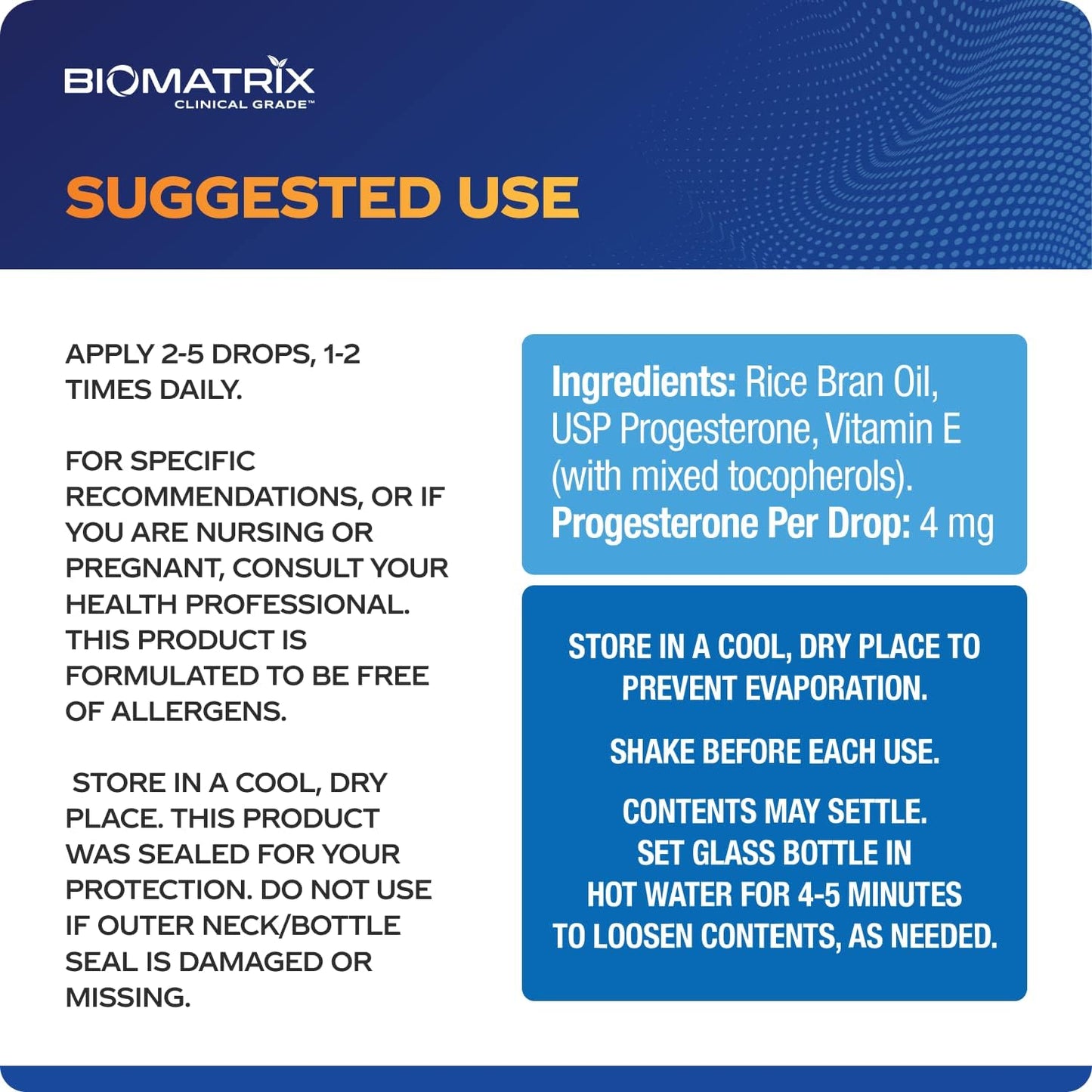 BioMatrix Pro-Adapt (4 mg per Drop, 500 Drops)