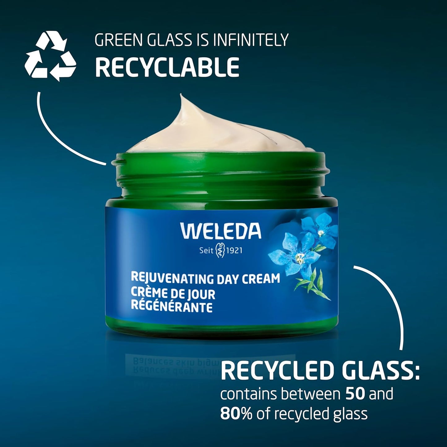 Weleda Face Care Rejuvenating Day Cream, 1.3 Fluid Ounces