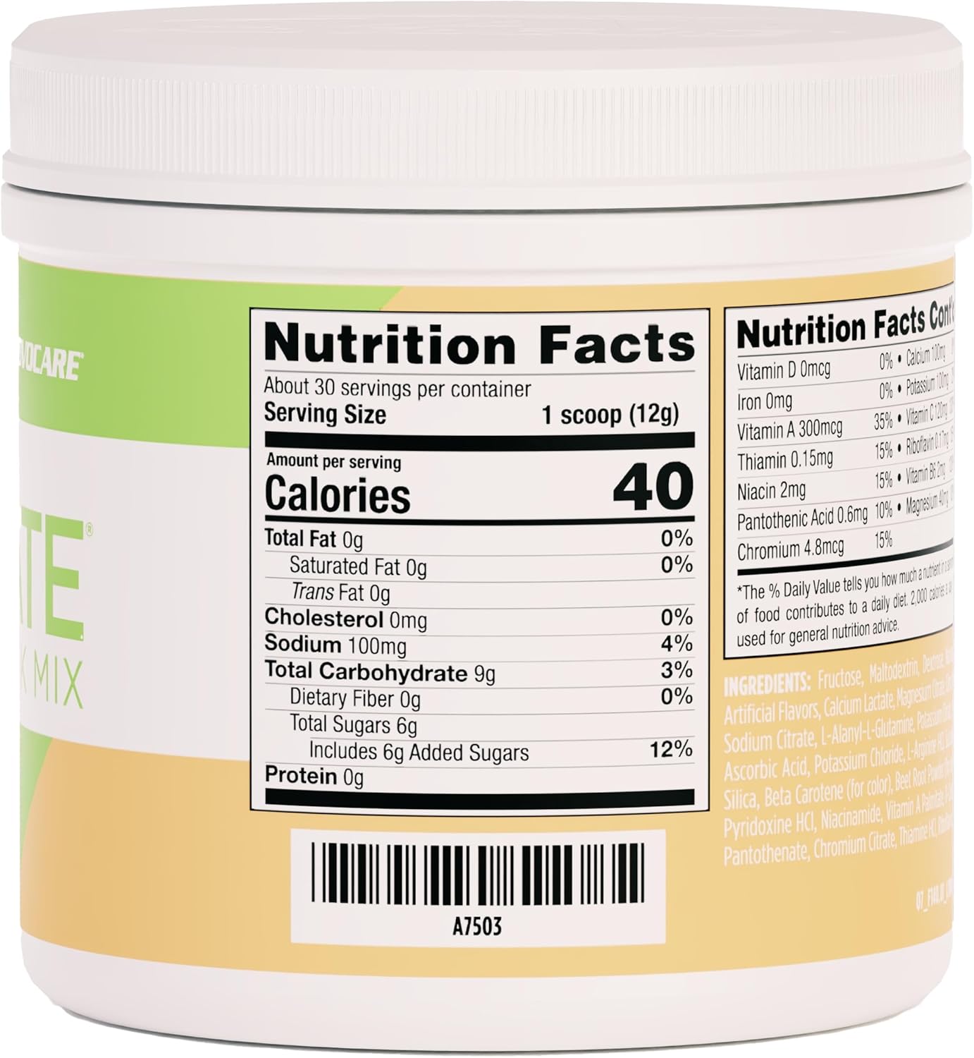 AdvoCare Rehydrate Electrolyte Drink Mix - Melon - 12.7 oz