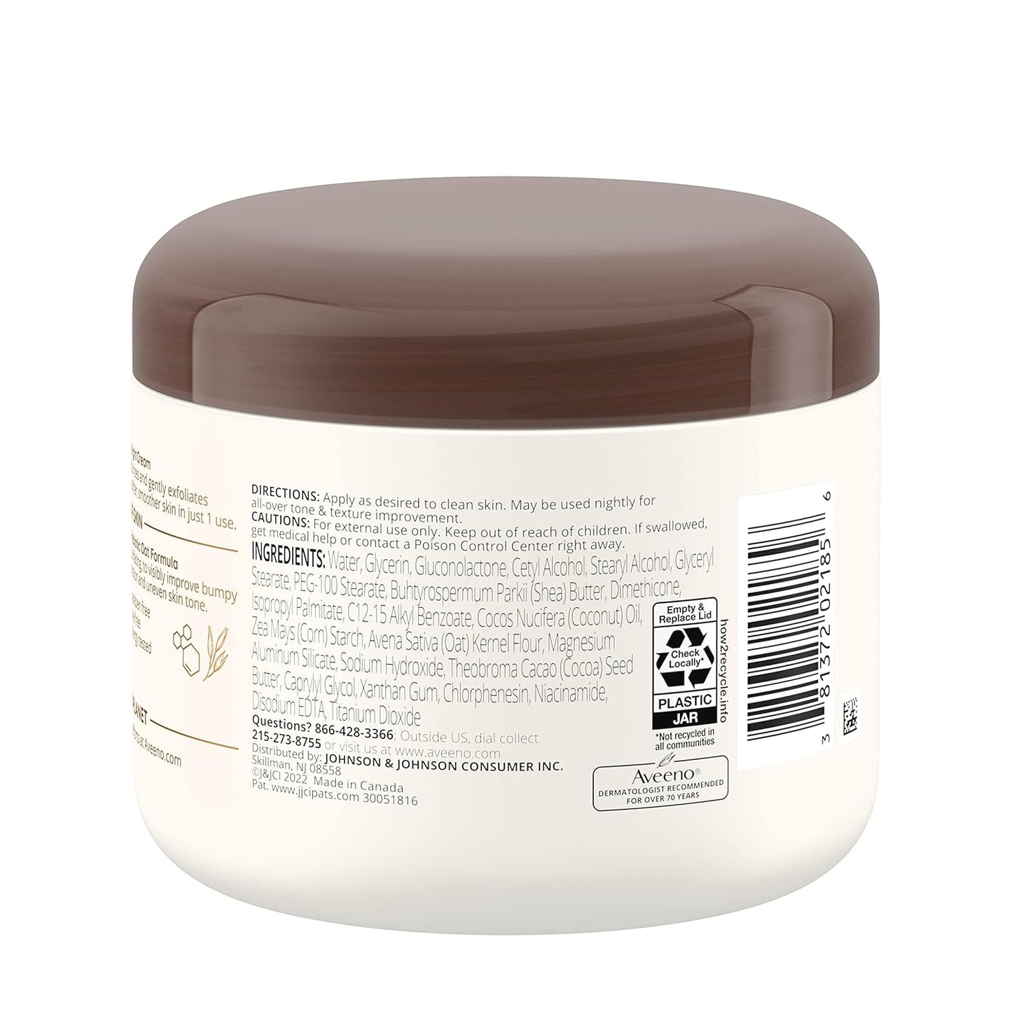 Aveeno Tone + Texture Renewing Body Night Cream- 8 oz