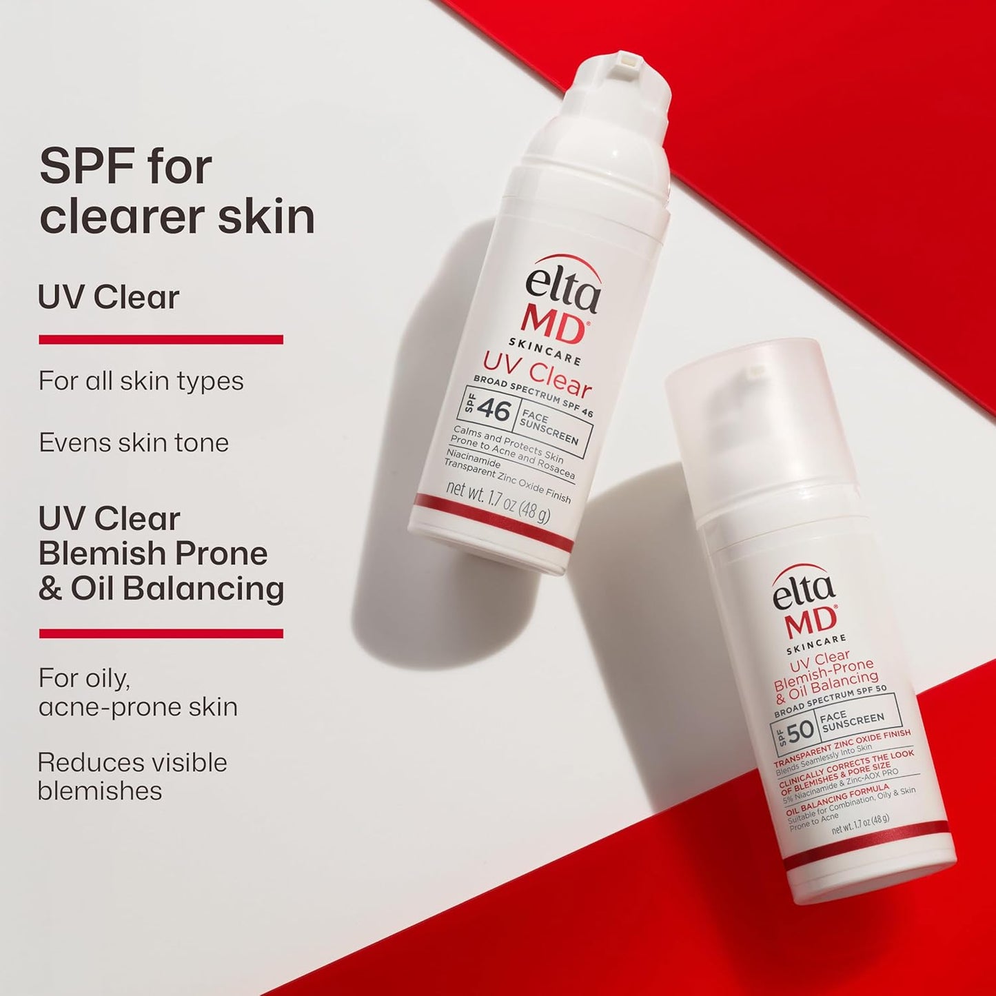 EltaMD UV Clear Face Sunscreen SPF -1.7 0z