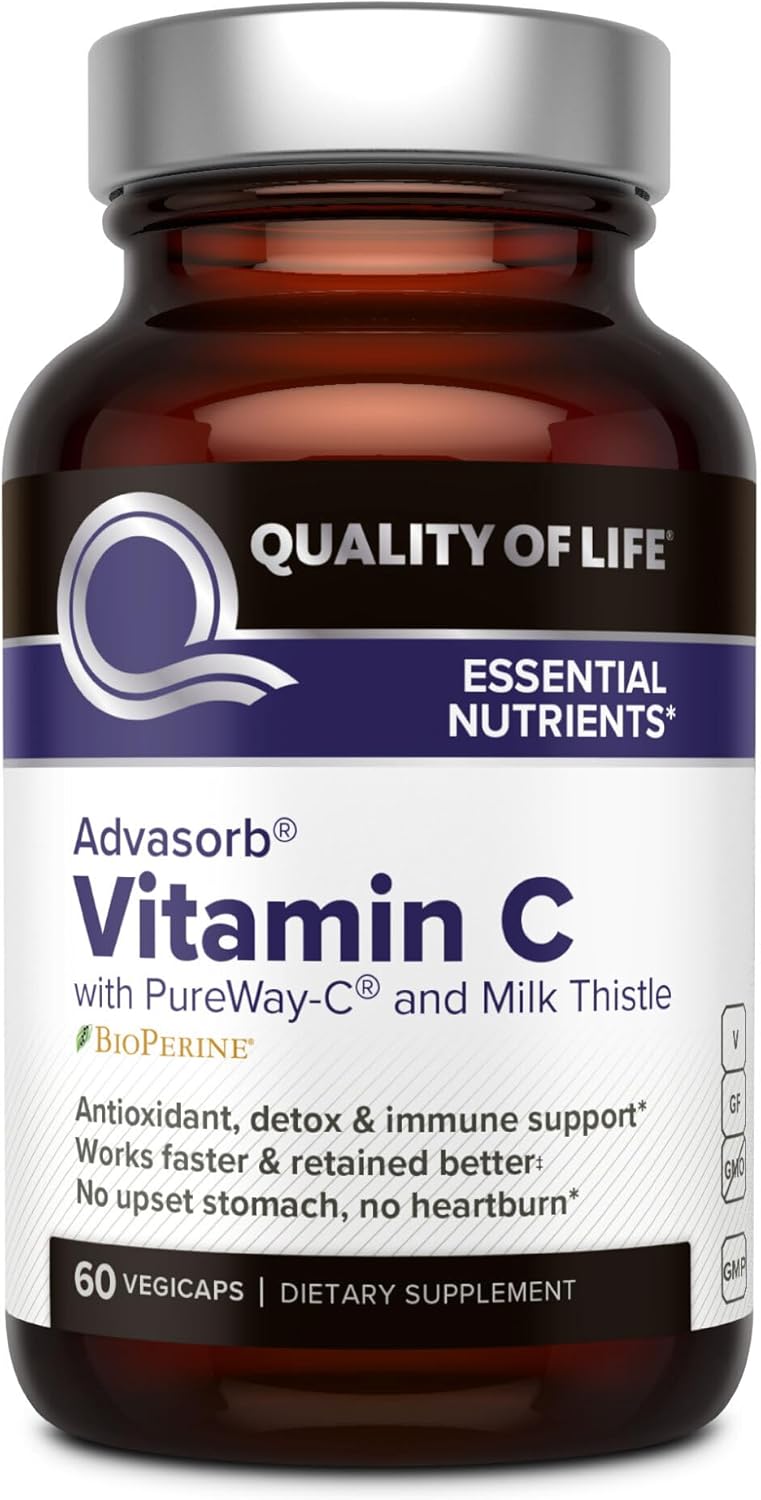 Quality of Life - Advasorb® Vitamin C Supplement - 60 Vegicaps