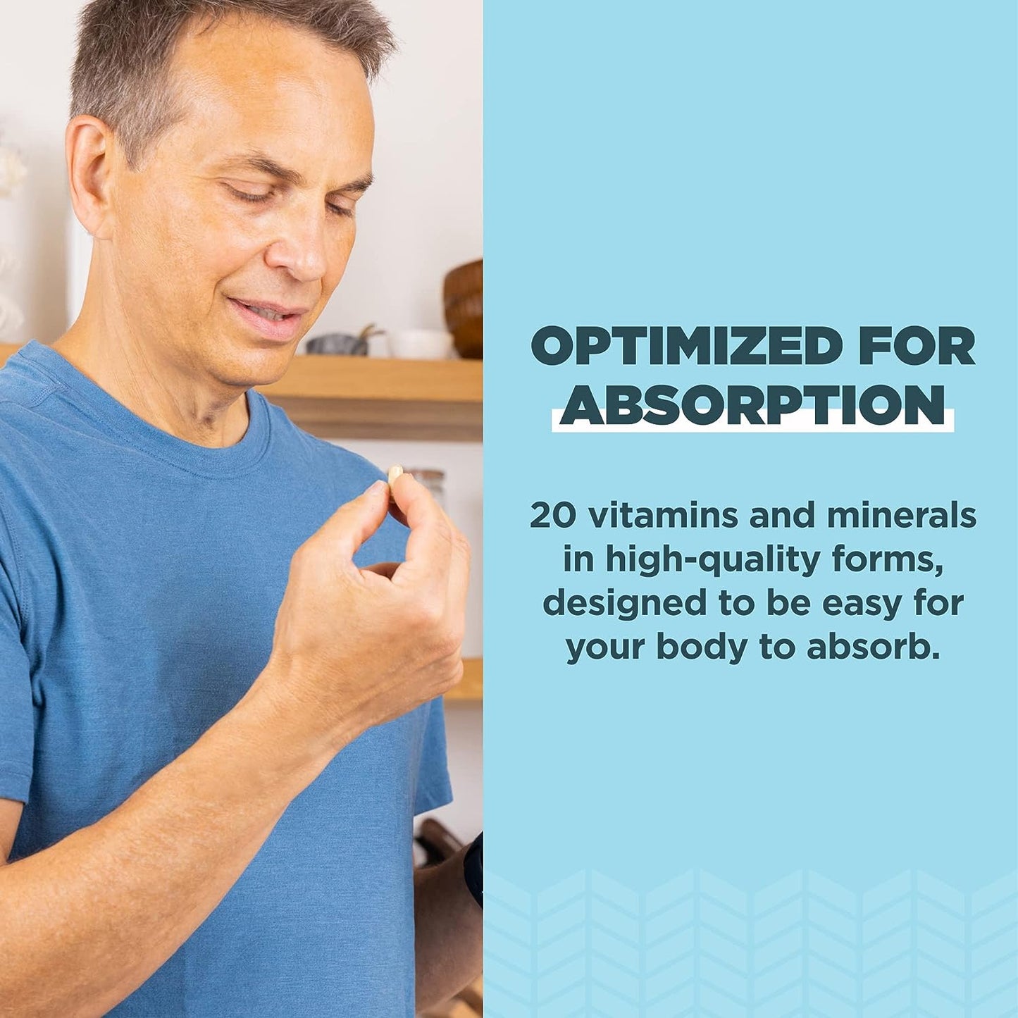 Multivitamin for Men by Ancient Nutrition, Ancient Multi Men's Once Daily Vitamin Supplement 30 Ct,