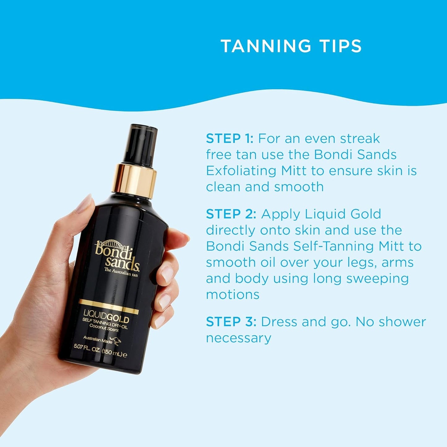 Bondi Sands Liquid Gold Self Tanning Dry Oil 5.07 oz