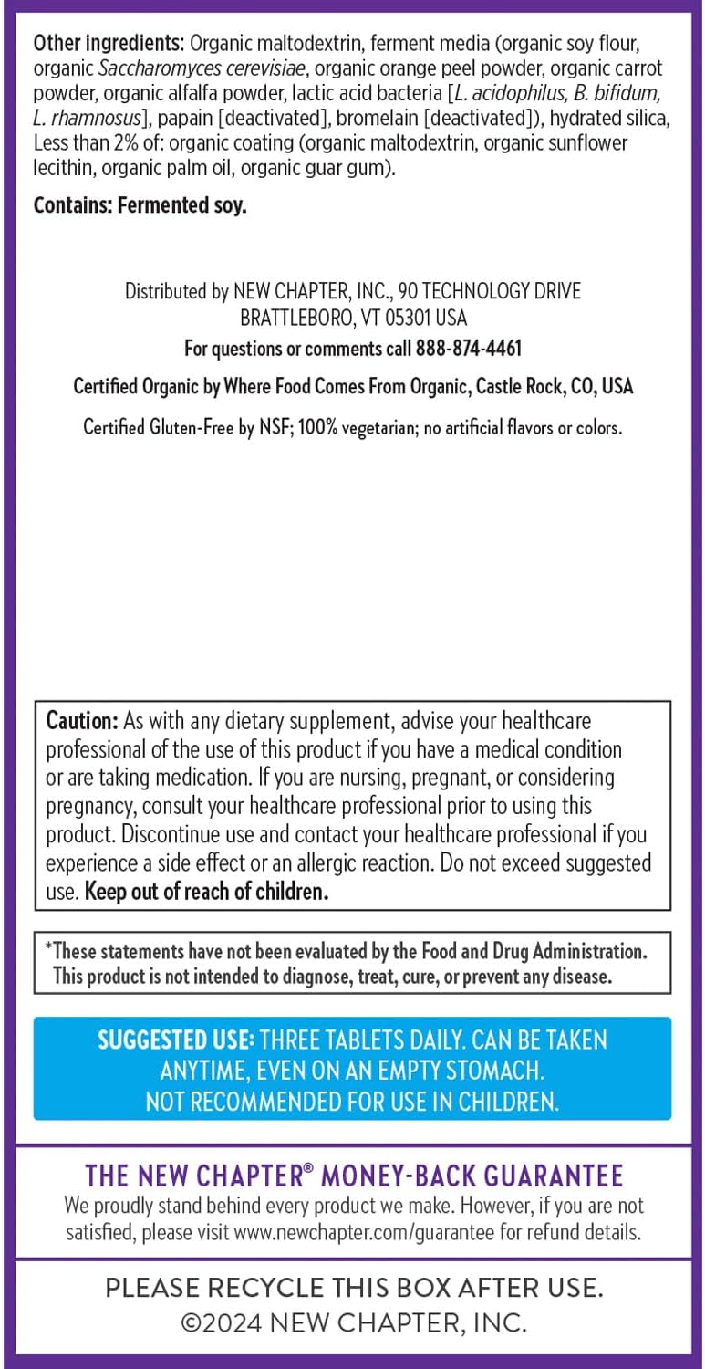 New Chapter Perfect Calm - Daily Multivitamin- 144 Count