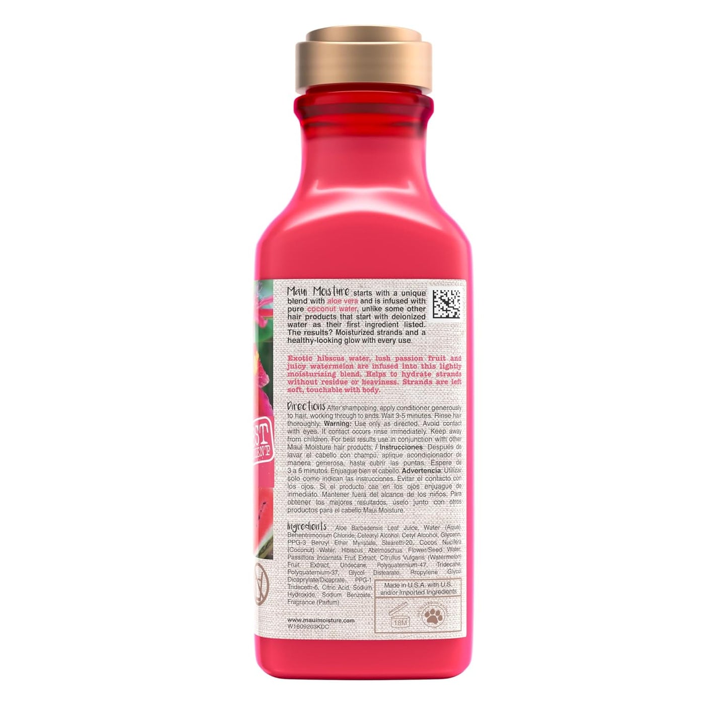 Maui Moisture Lightweight Hydration + Hibiscus Water Conditioner -13 Fl Oz