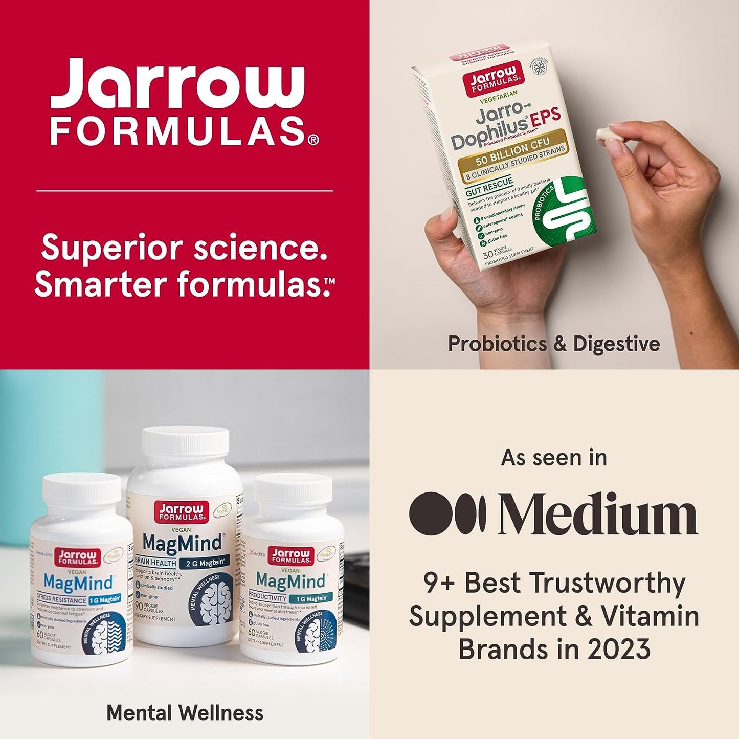 Jarrow Formulas B-Right Optimized B-Complex, 100 count