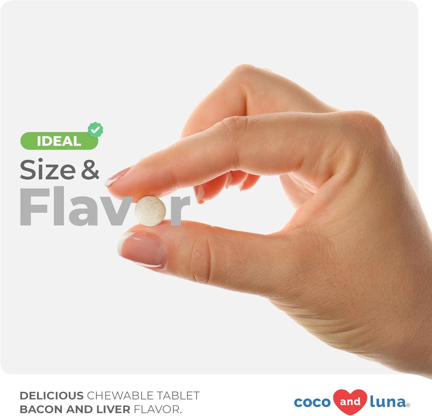Coco and Luna Milk Thistle for Dogs - Liver and Kidney - 120 Chewable Tablets