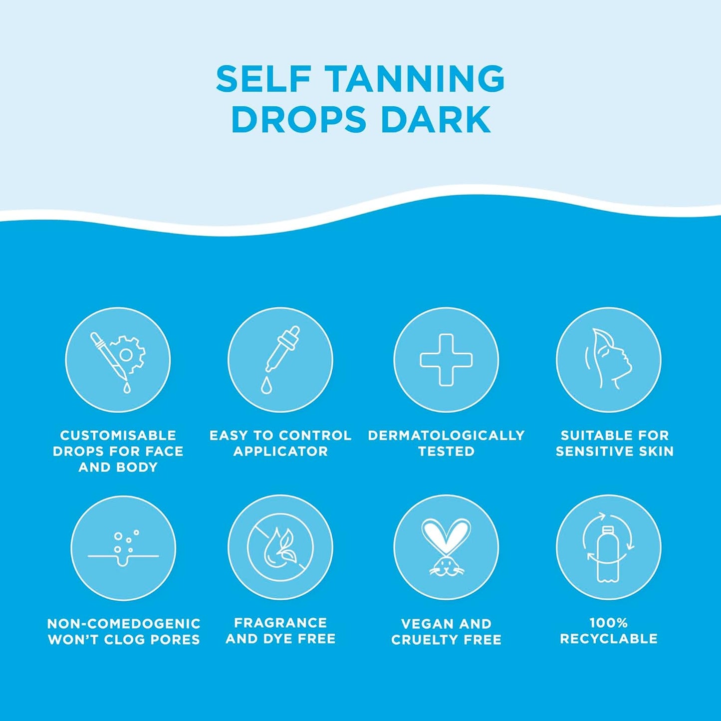 Bondi Sands Hydrating Self Tan Drops 2 Shade Options, 1.01 FL OZ