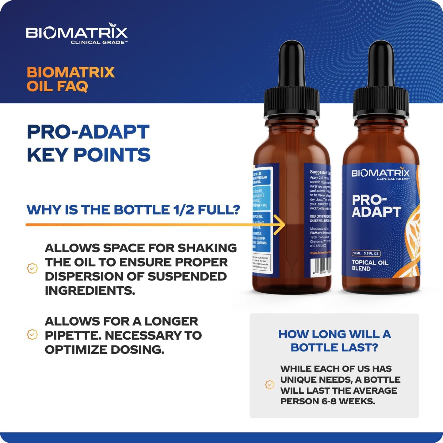 BioMatrix Pro-Adapt (4 mg per Drop, 500 Drops)