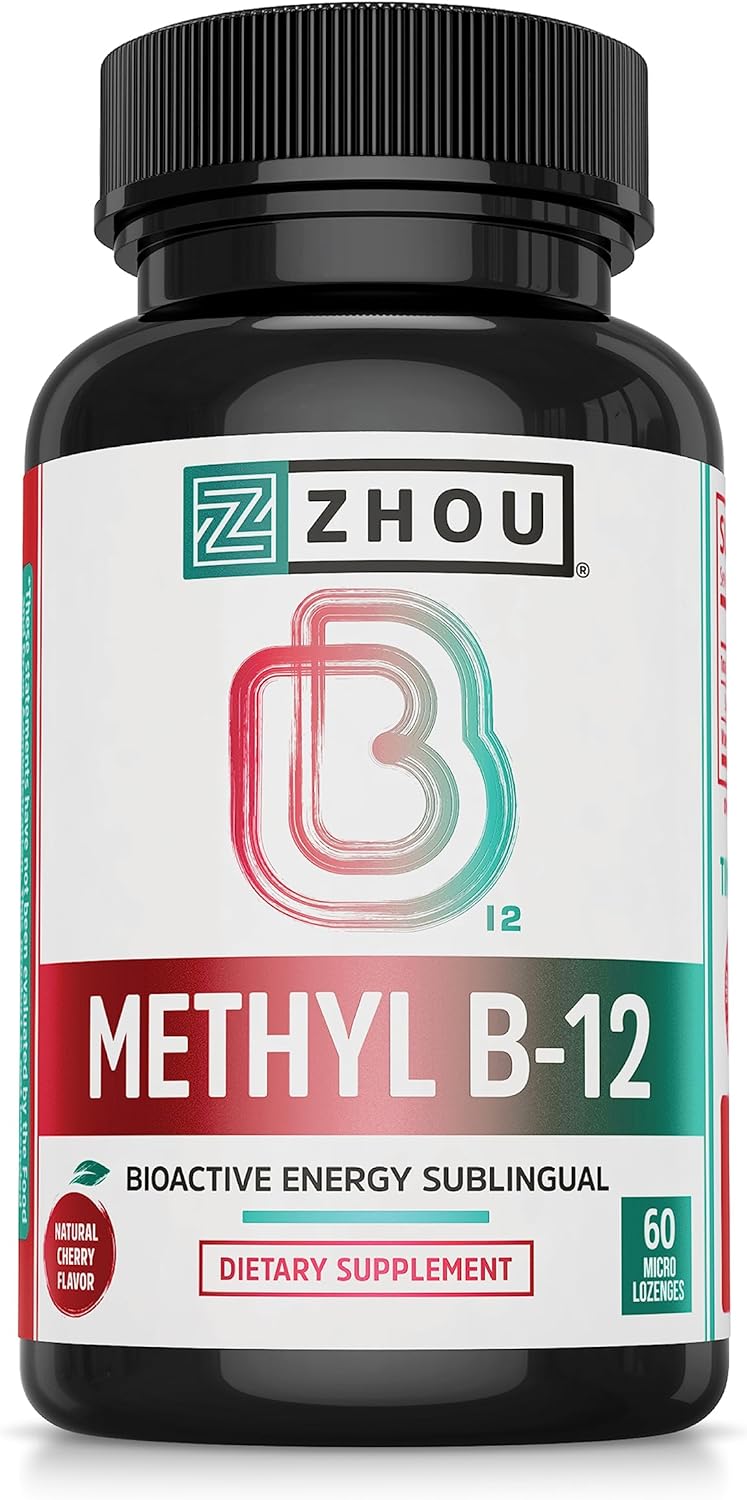 Zhou Nutrition Methyl (Vitamin B12) Lozenges, 60 Count