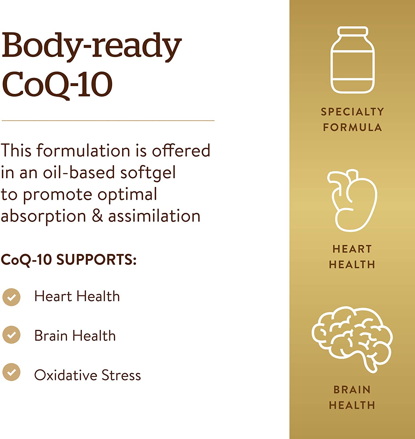 Solgar Megasorb CoQ-10 200 mg, 60 Softgels
