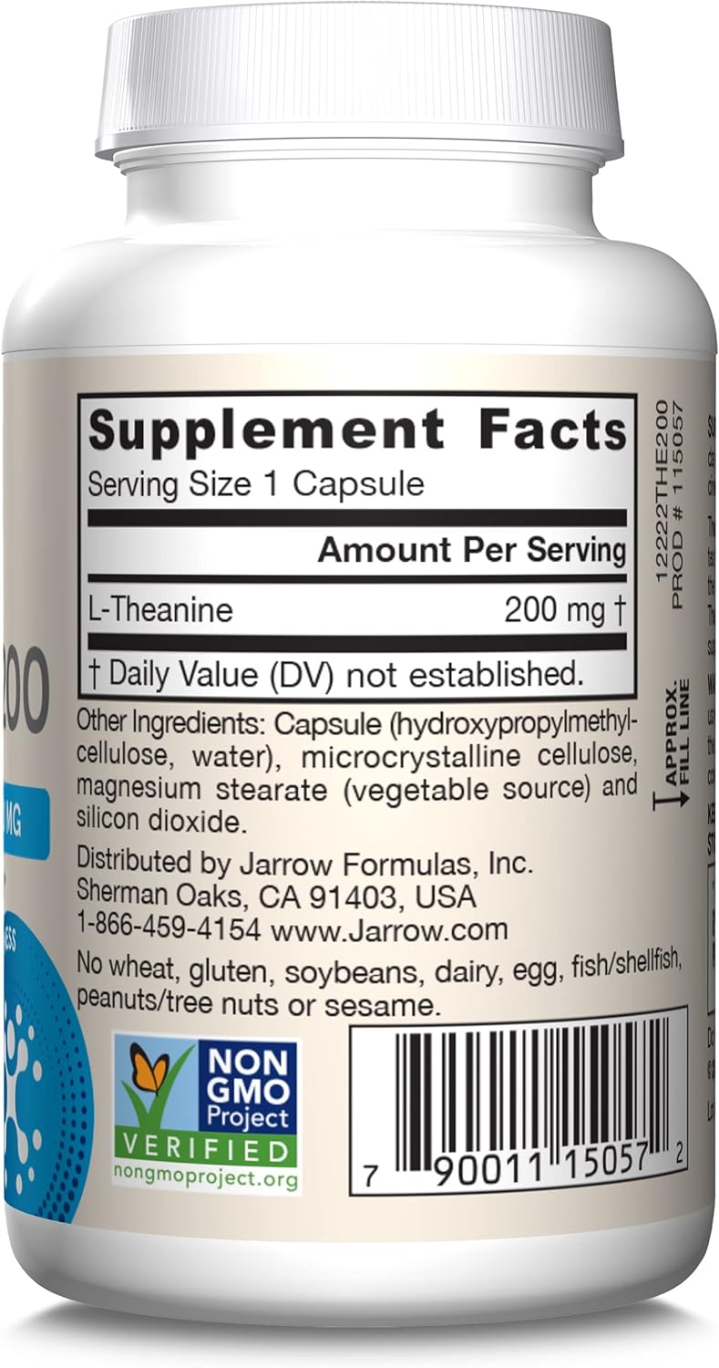 Jarrow Formulas Extra Strength Theanine 60 capsules