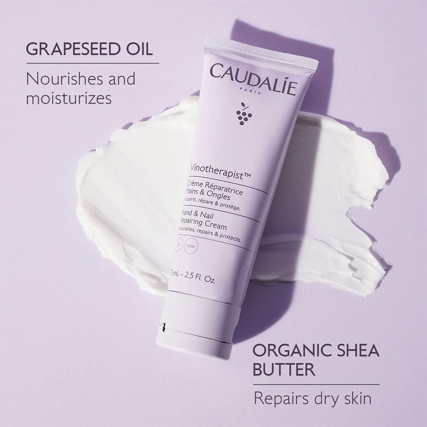 Caudalie Vinotherapist Hand and Nail Cream , 75 mL