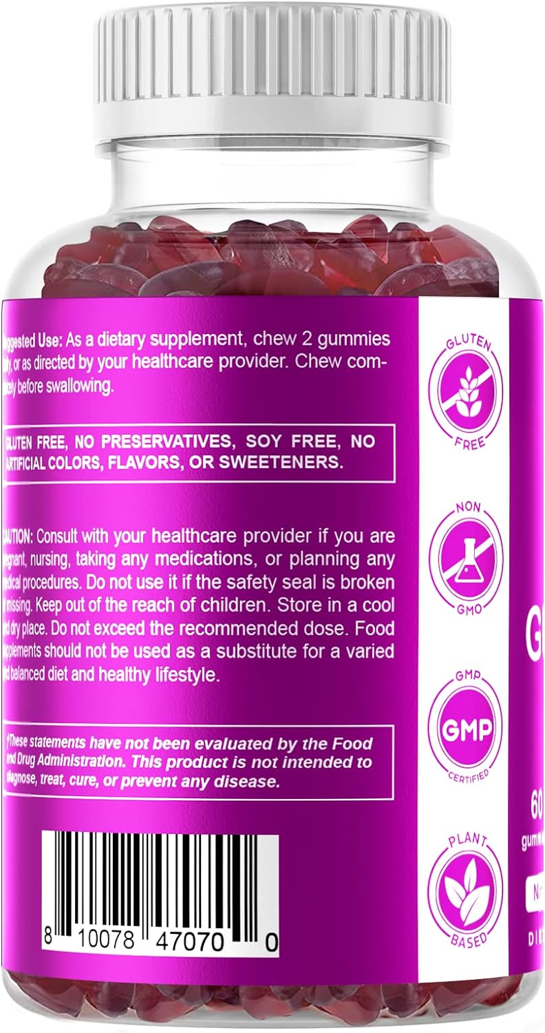 Vitamatic Biotin Gummies Stronger Hair, Skin & Nails - 60 Vegan Gummies