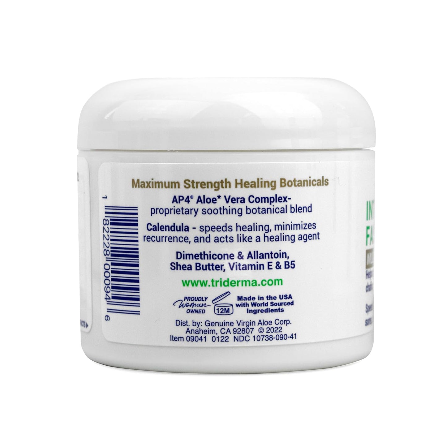 TriDerma Intense Fast Healing Cream 4 oz