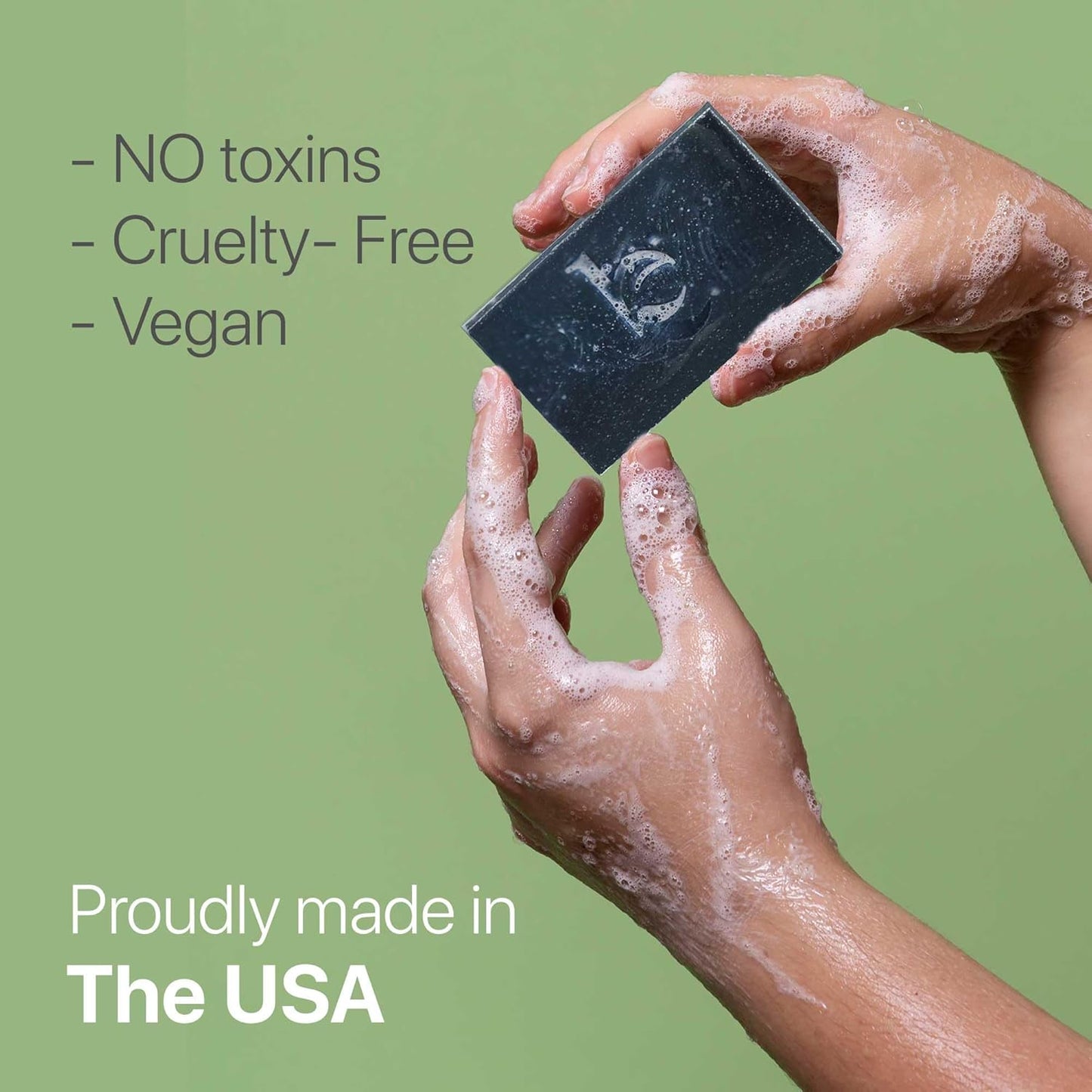 Peppermint Tea Tree Charcoal Facial Bar Soap