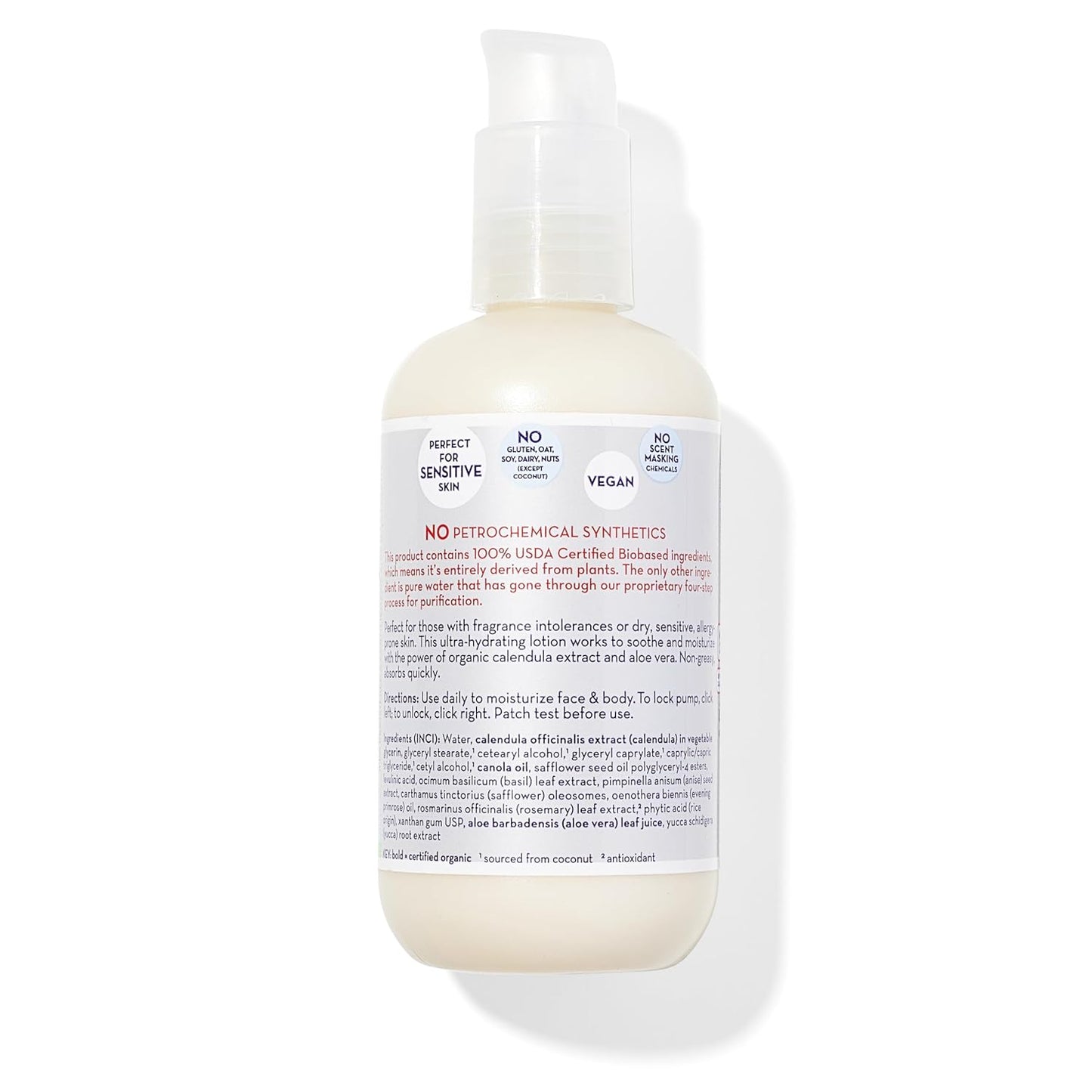 California Baby Super Sensitive Unscented Lotion 100% Plant-Based Moisturizer 8.5 oz