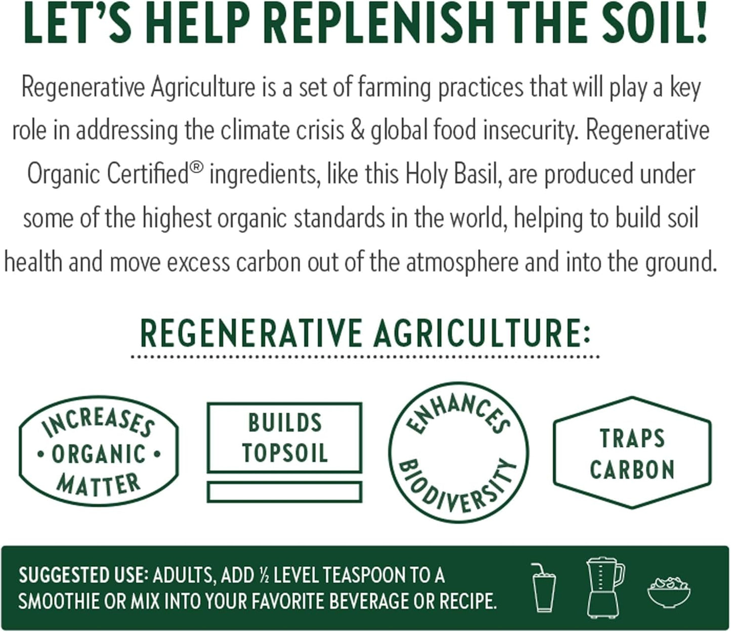 New Chapter Organic Holy Basil Booster Powder -3.2 oz