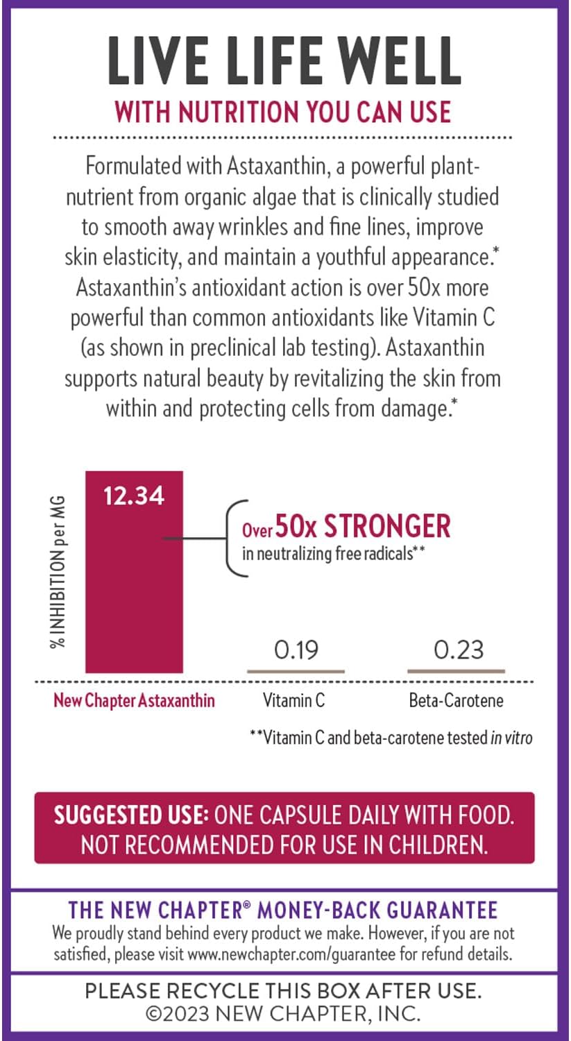 New Chapter Biotin ,Vegan Hair Skin and Nails - 60 Count