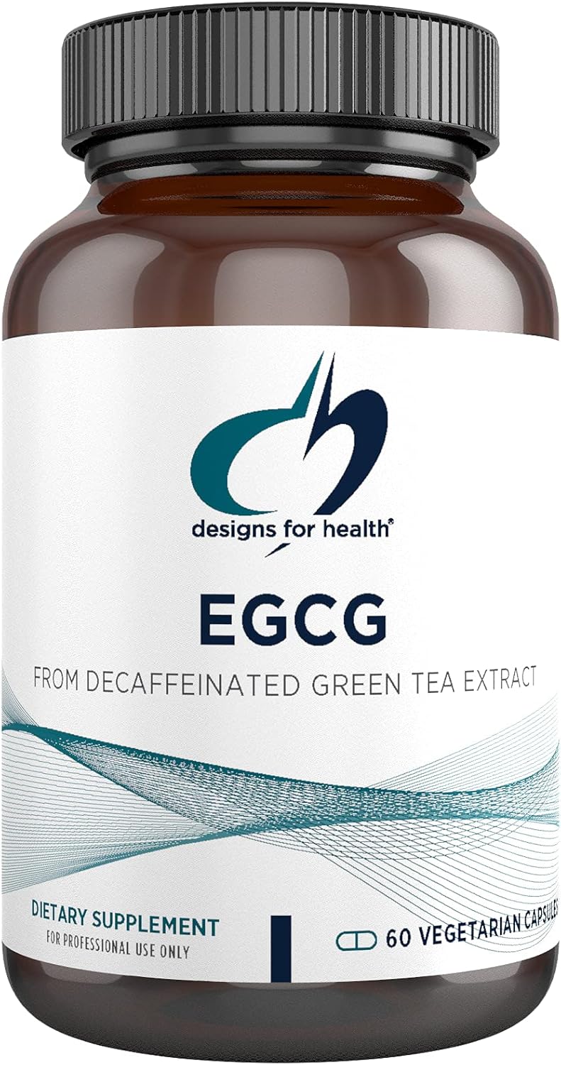 Designs for Health EGCg - Decaffeinated Green Tea Extract (225mg) - 60 Capsules