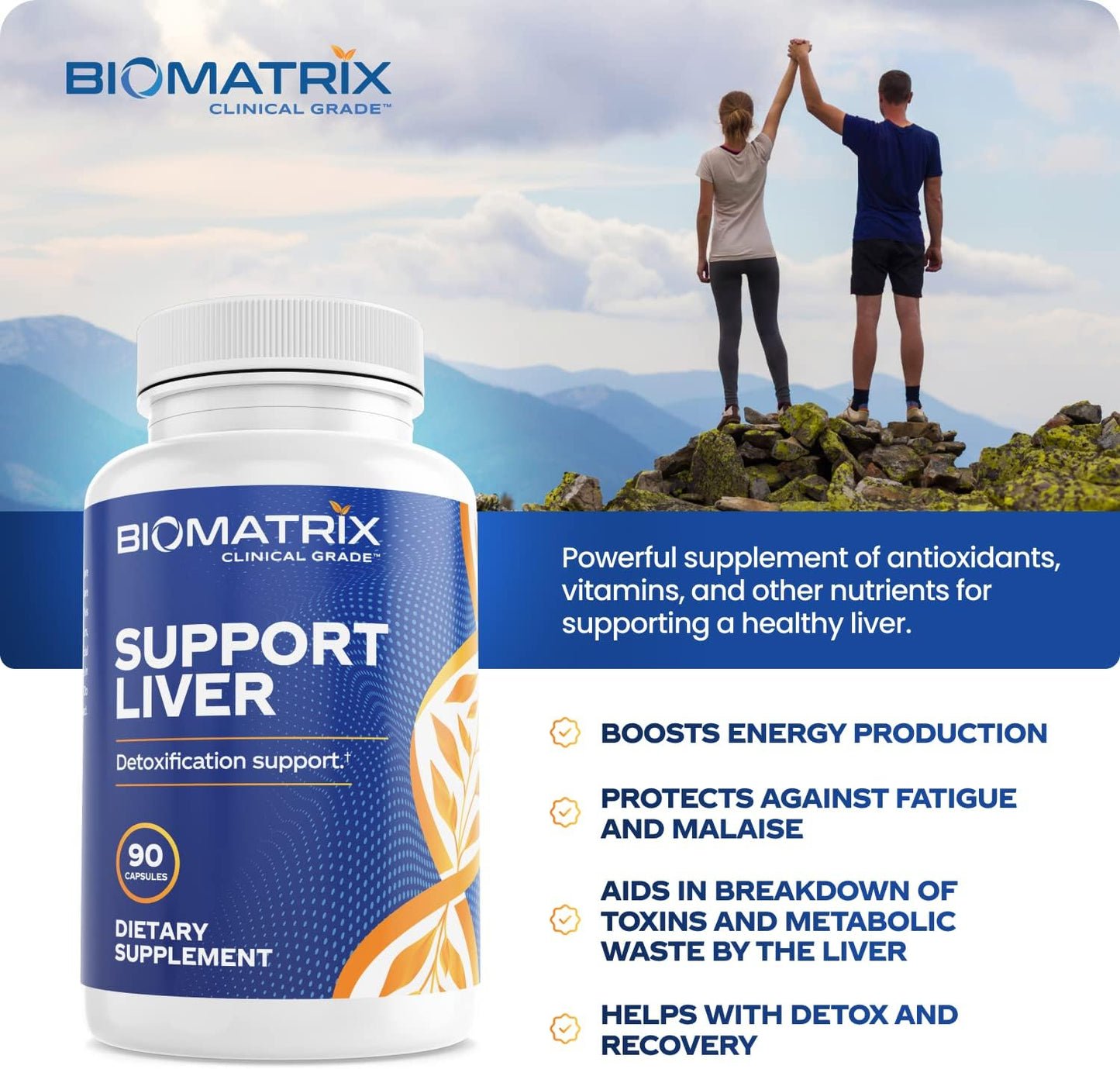 BioMatrix Liver Cleanse Detox & Repair, Artichoke Extract Liver 90 capsules