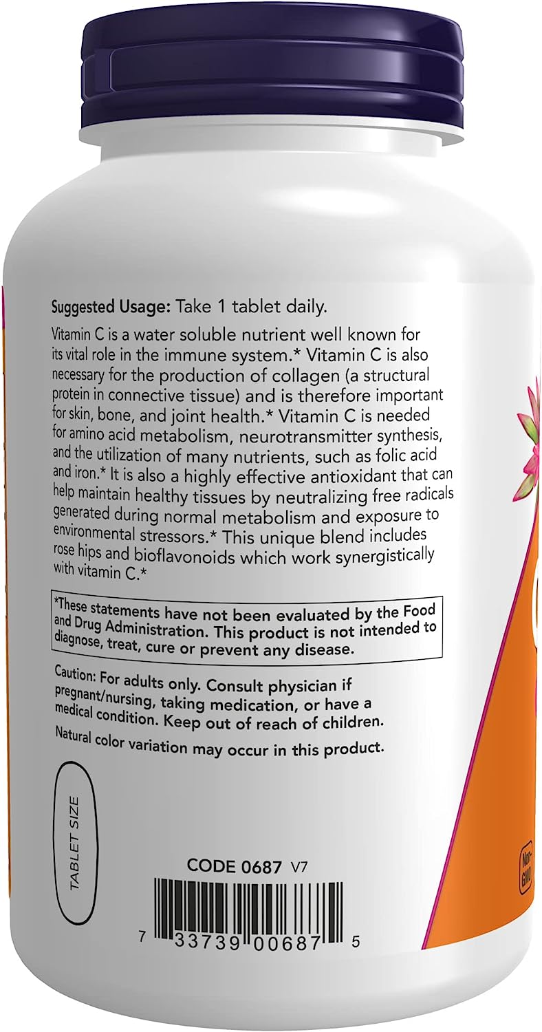NOW Supplements, Vitamin C-1,000 250 Tablets Brand