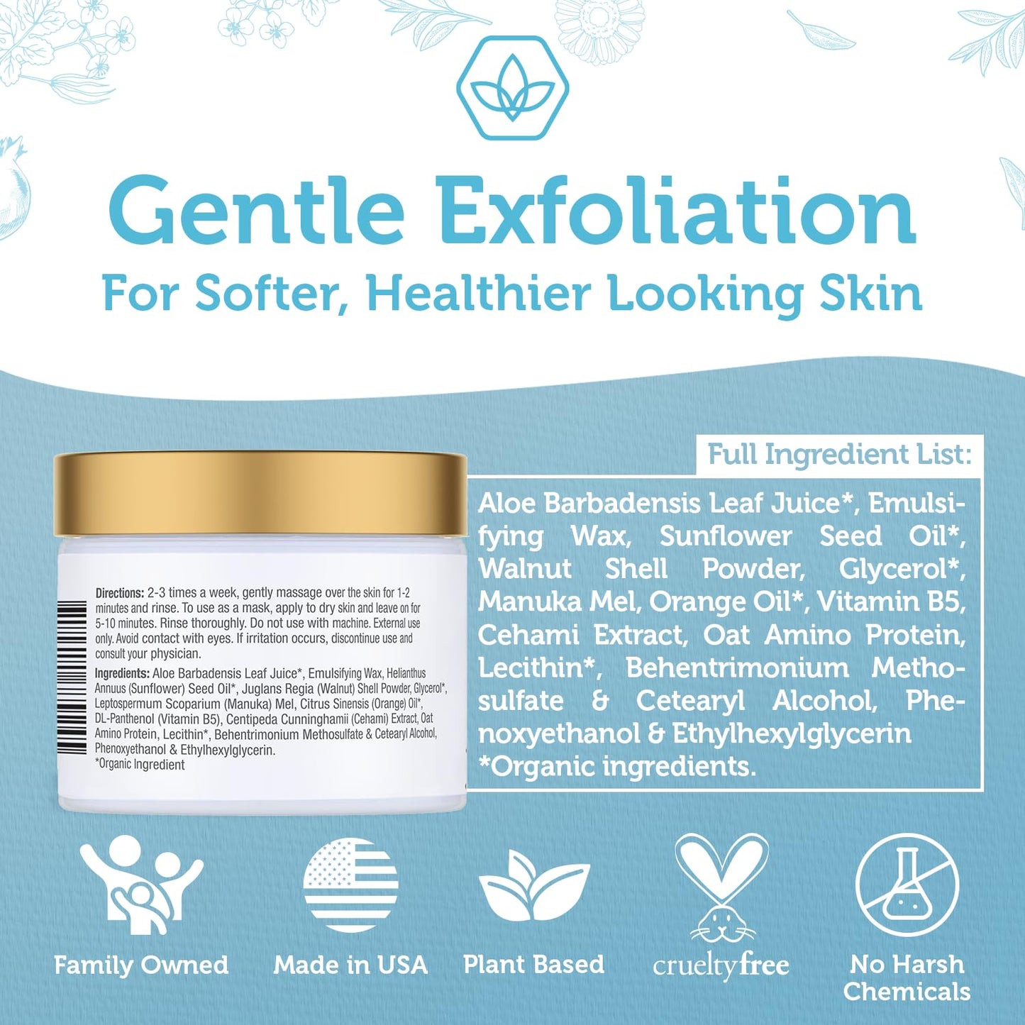 Era Organics Microdermabrasion Facial Scrub & Face