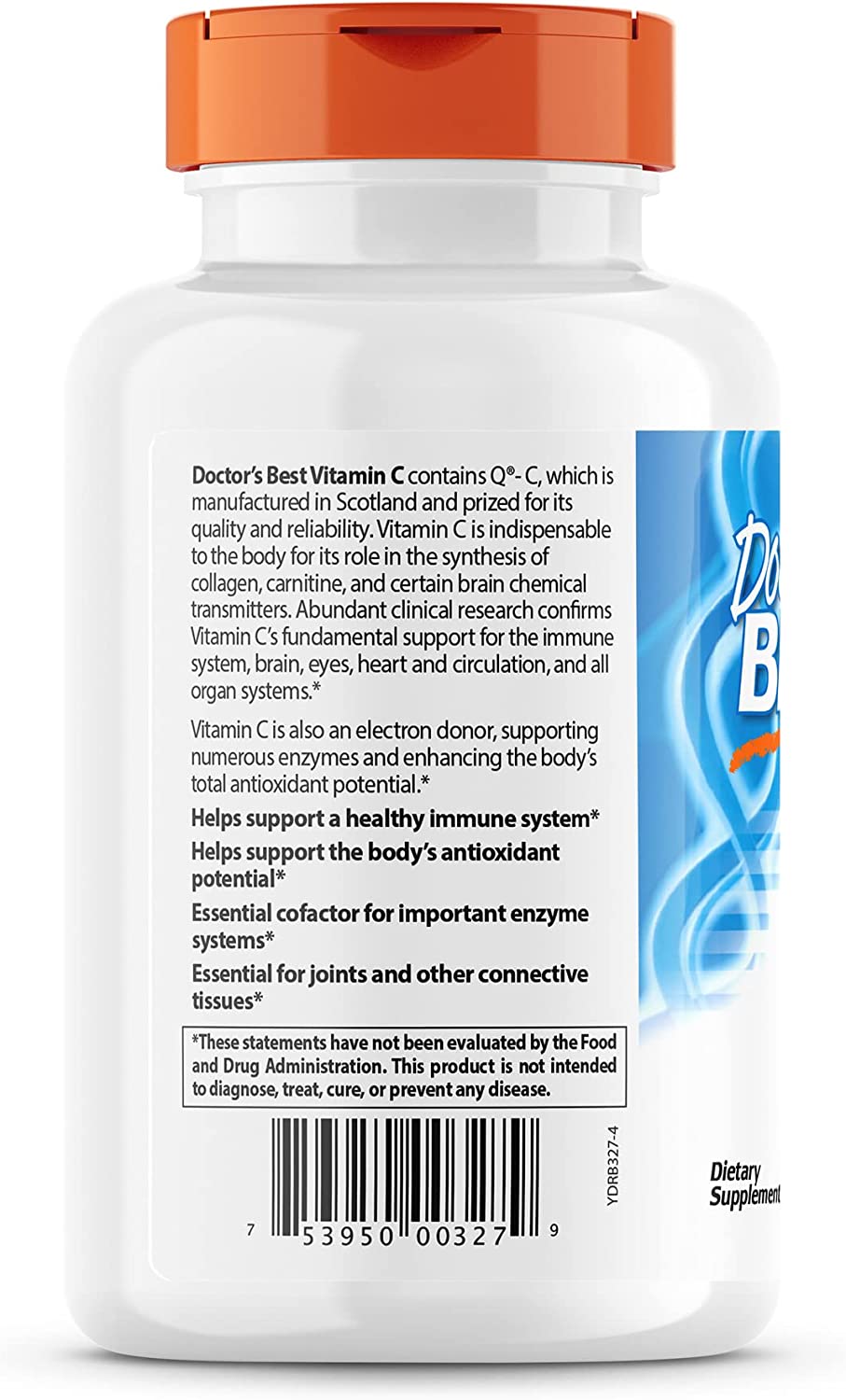Doctor's Best Vitamin C with Quali-C 1000 mg, Healthy Immune System, 360 Count
