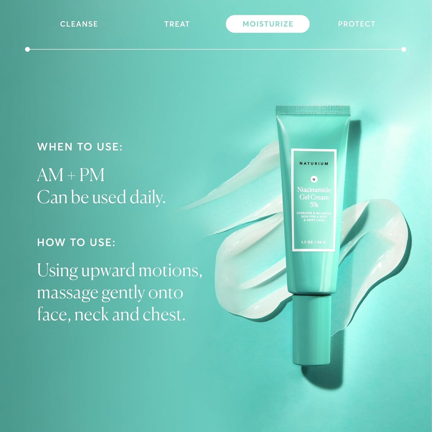 Naturium Niacinamide Gel Cream 5%, Face Moisturizer - 1.7 oz