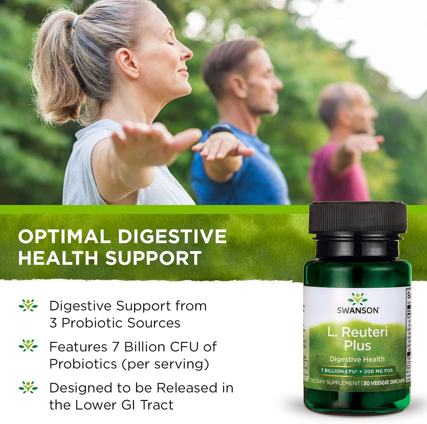 Swanson L. Reuteri Probiotic Plus w/L. Rhamnosus L