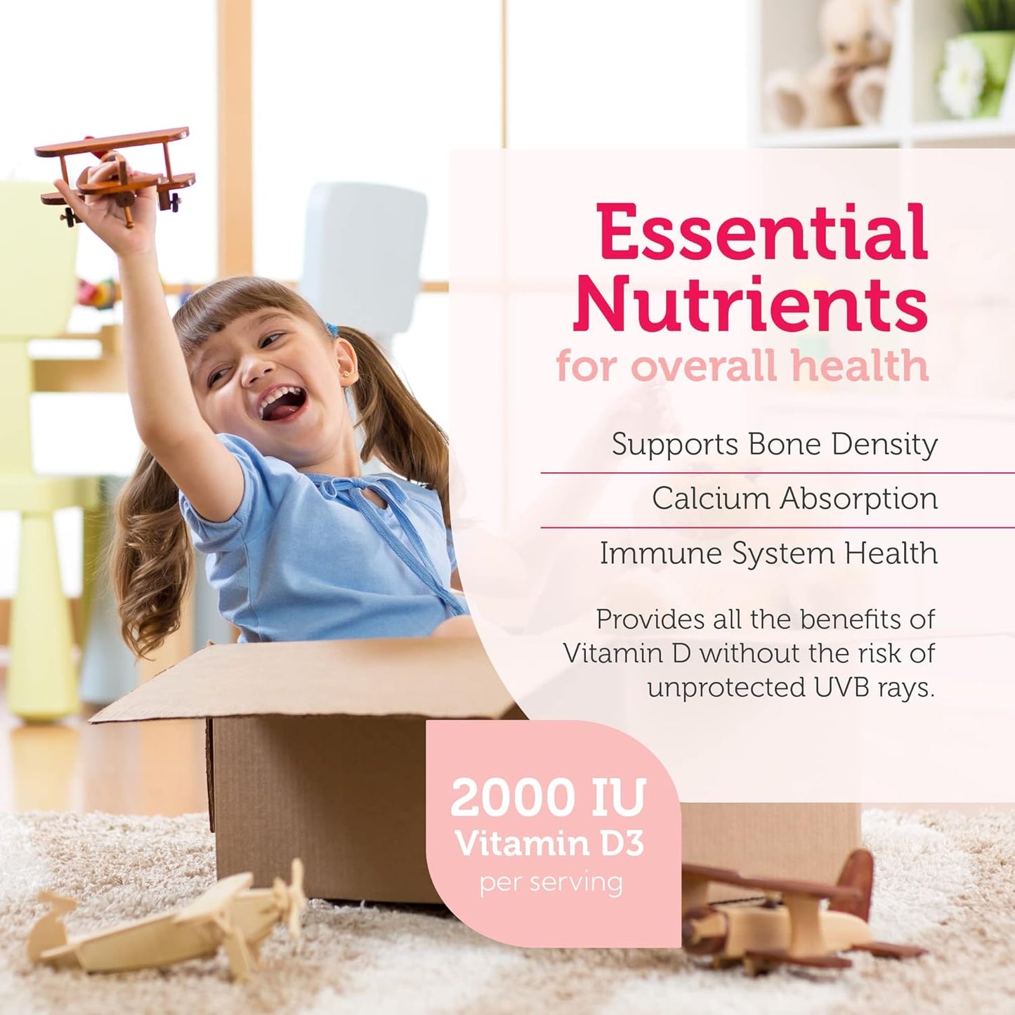 Zahler - Junior Vitamin D3 + K2 Chewable 90 Tablets