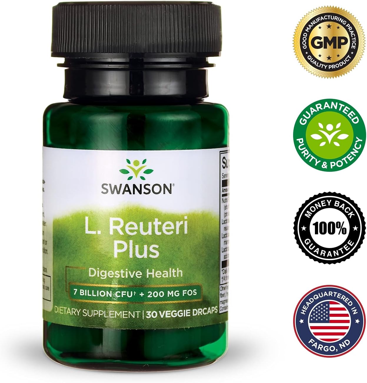 Swanson L. Reuteri Probiotic Plus w/L. Rhamnosus L