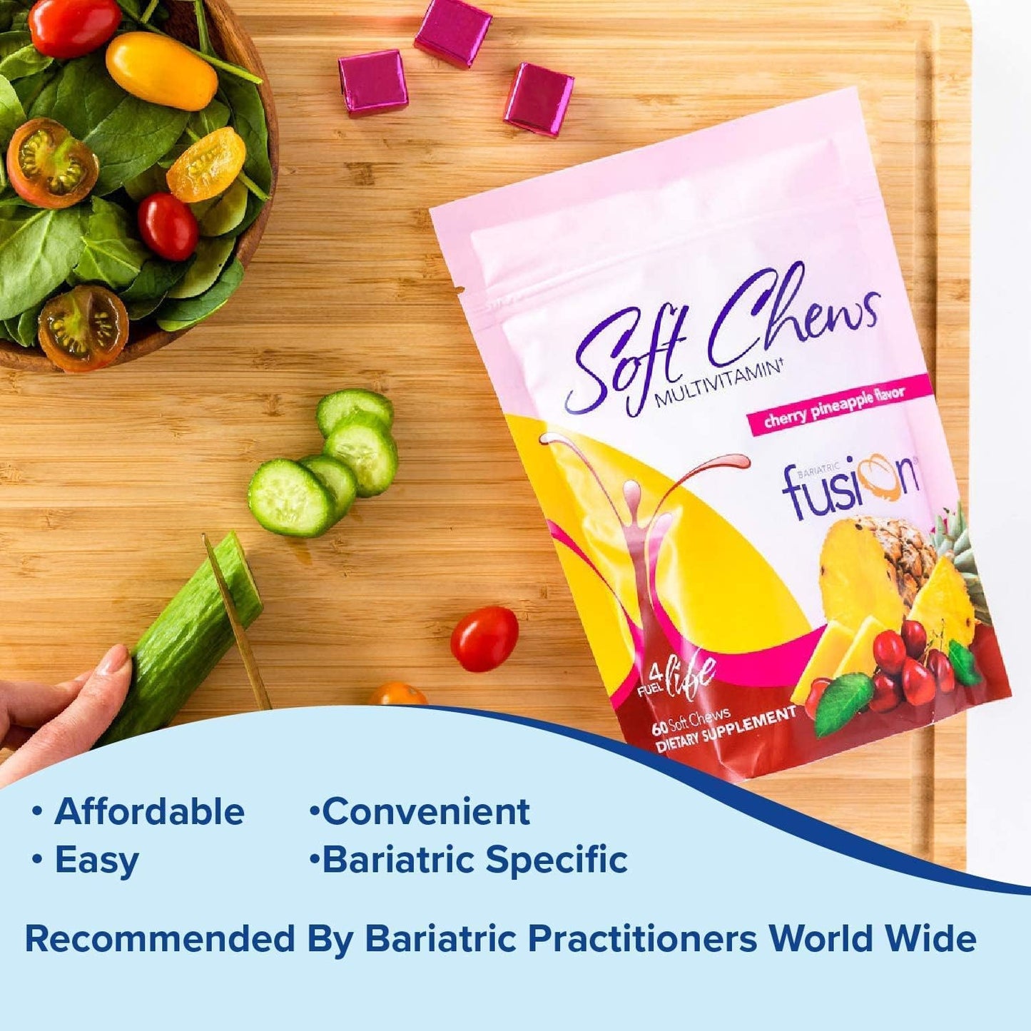 Bariatric Fusion Bariatric Multivitamin Chewable Soft Chew - 60 Count