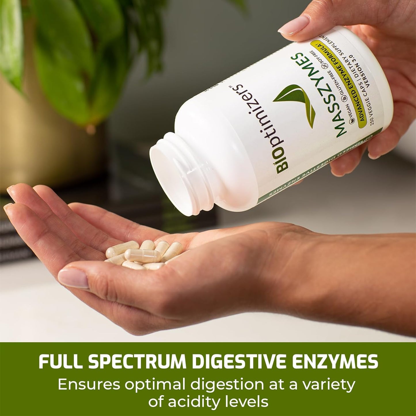 BiOptimizers - MassZymes 3.0 with AstraZyme - Digestive Enzyme Supplement 30 Capsules
