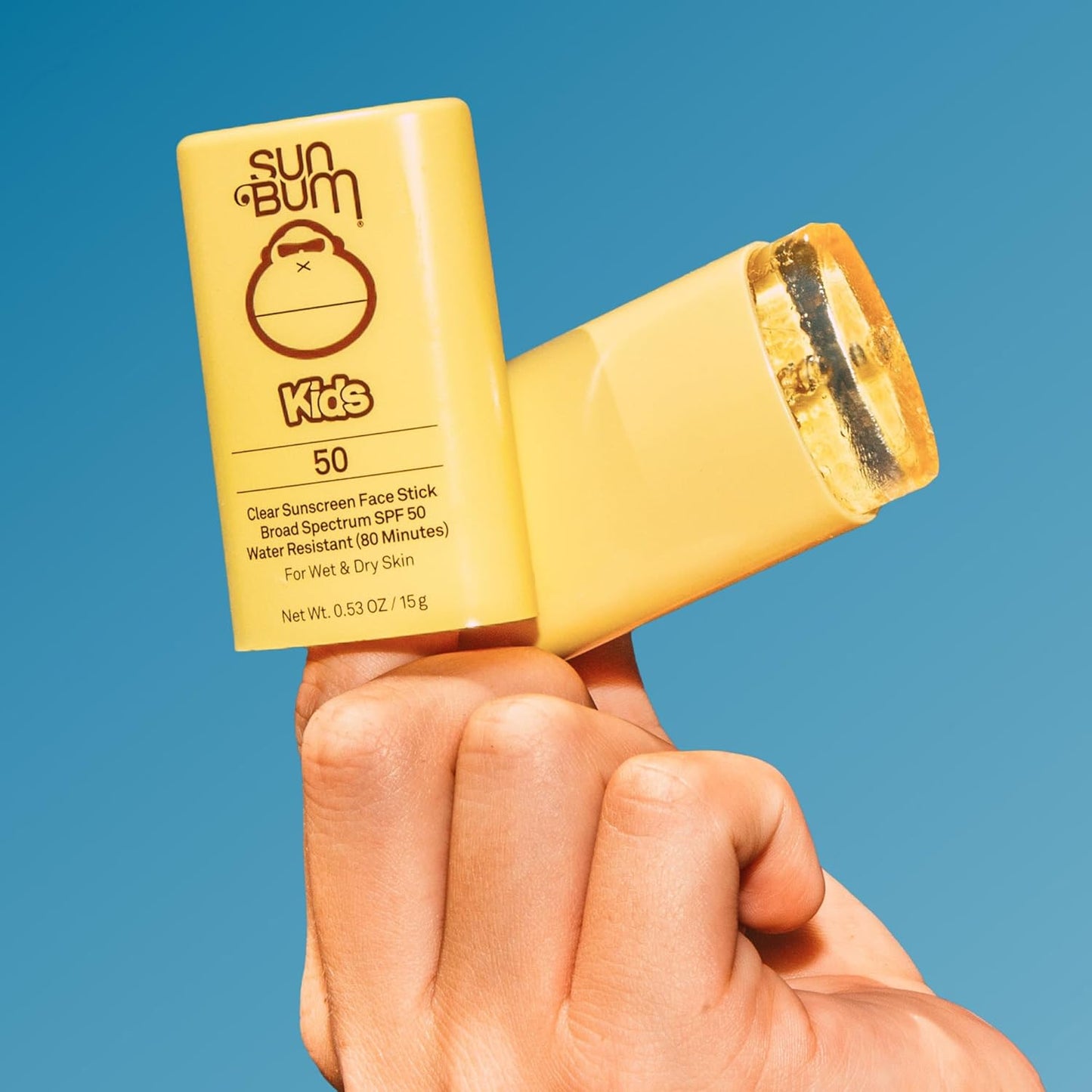 Sun Bum Kids SPF 50 Clear Face Stick Sunscreen 0.53 oz