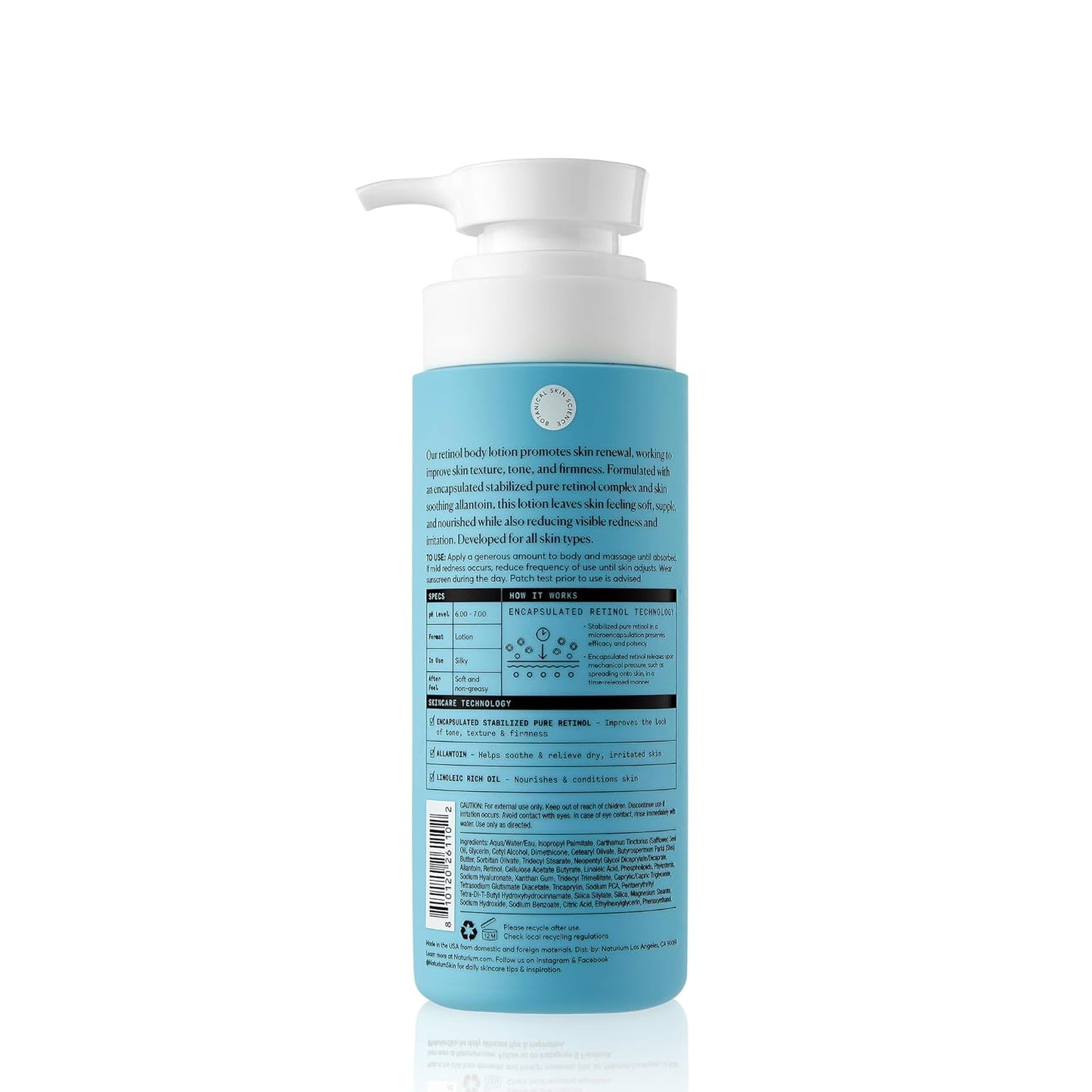 Naturium Skin-Renewing Retinol Body Lotion Jumbo - 14 oz