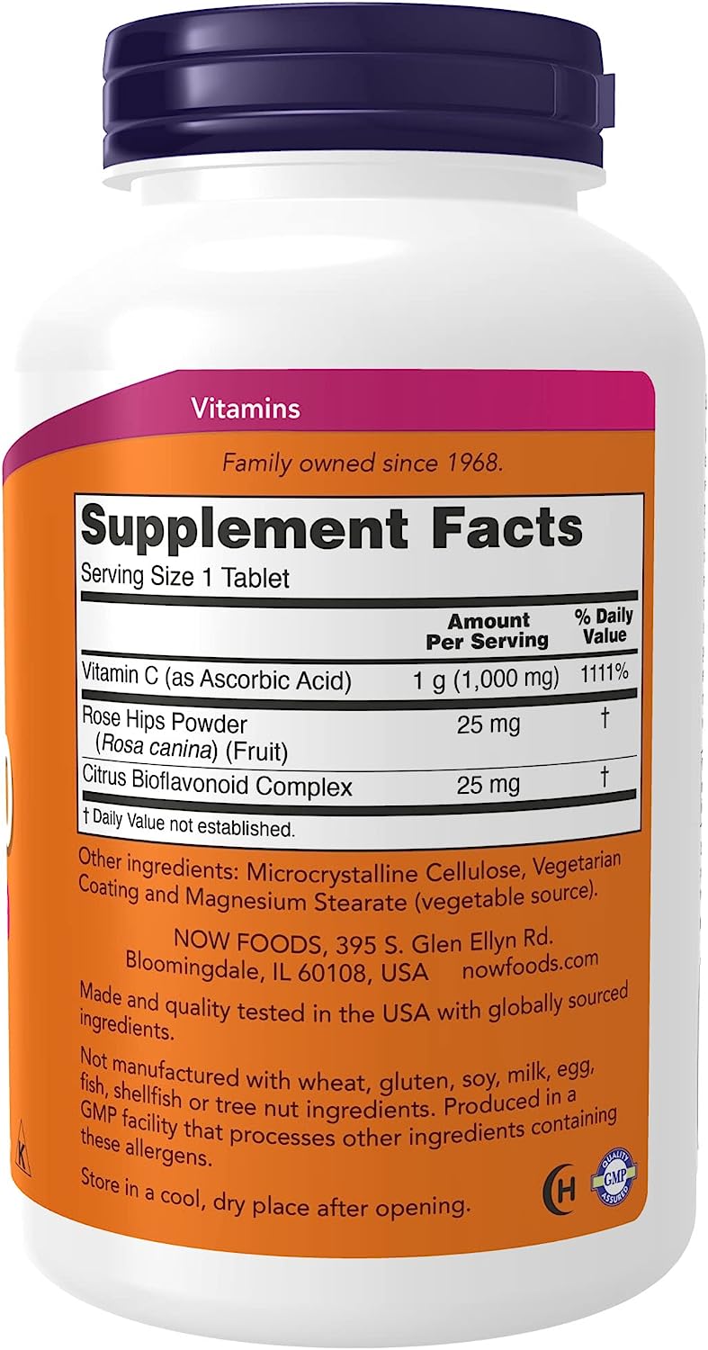 NOW Supplements, Vitamin C-1,000 250 Tablets Brand