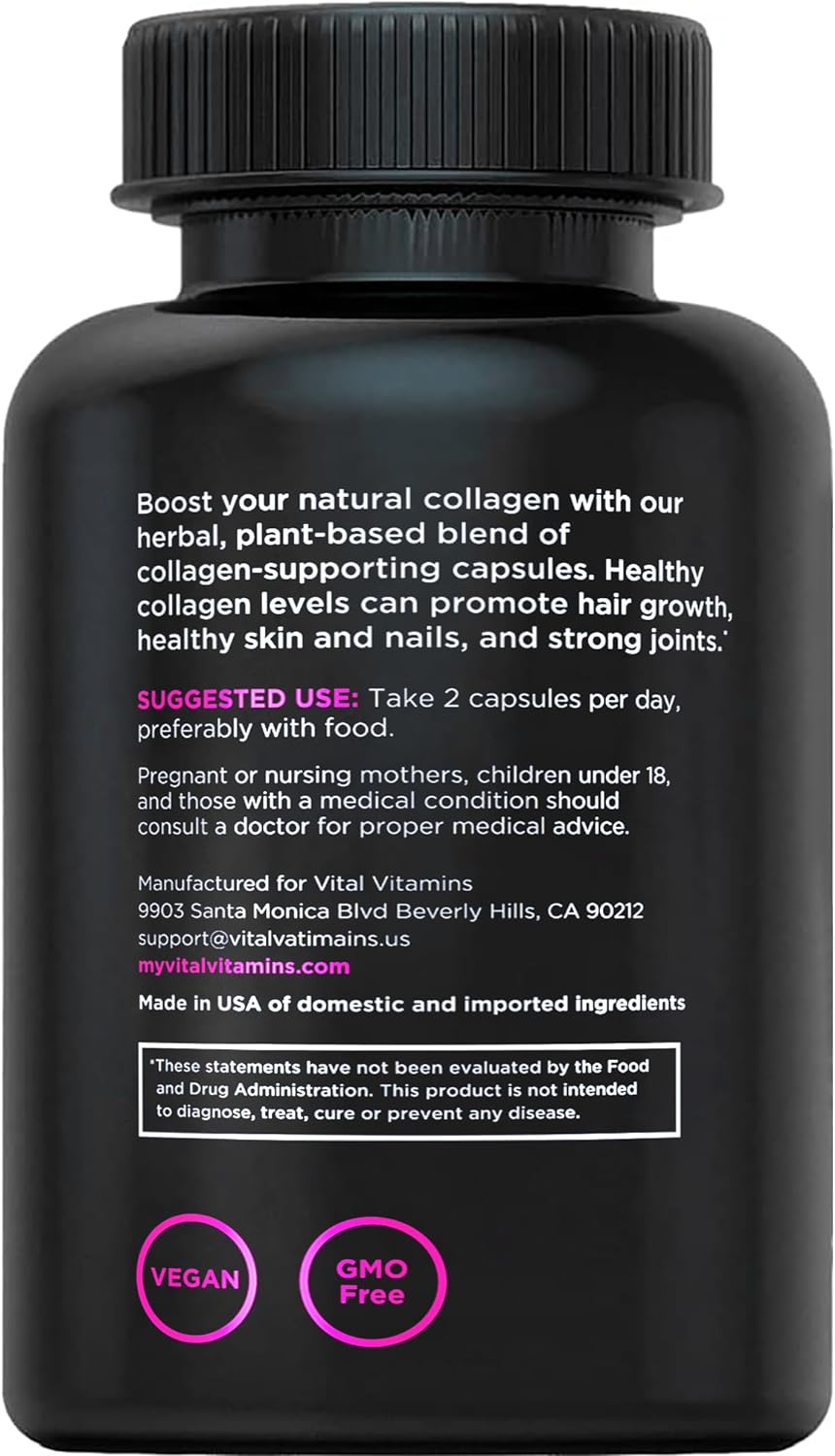 Vital Vitamins Vegan Collagen Booster 60 Capsules