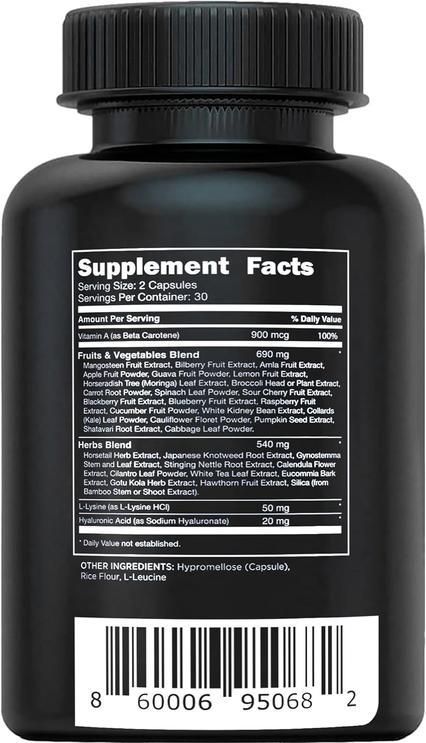 Vital Vitamins Vegan Collagen Booster 60 Capsules
