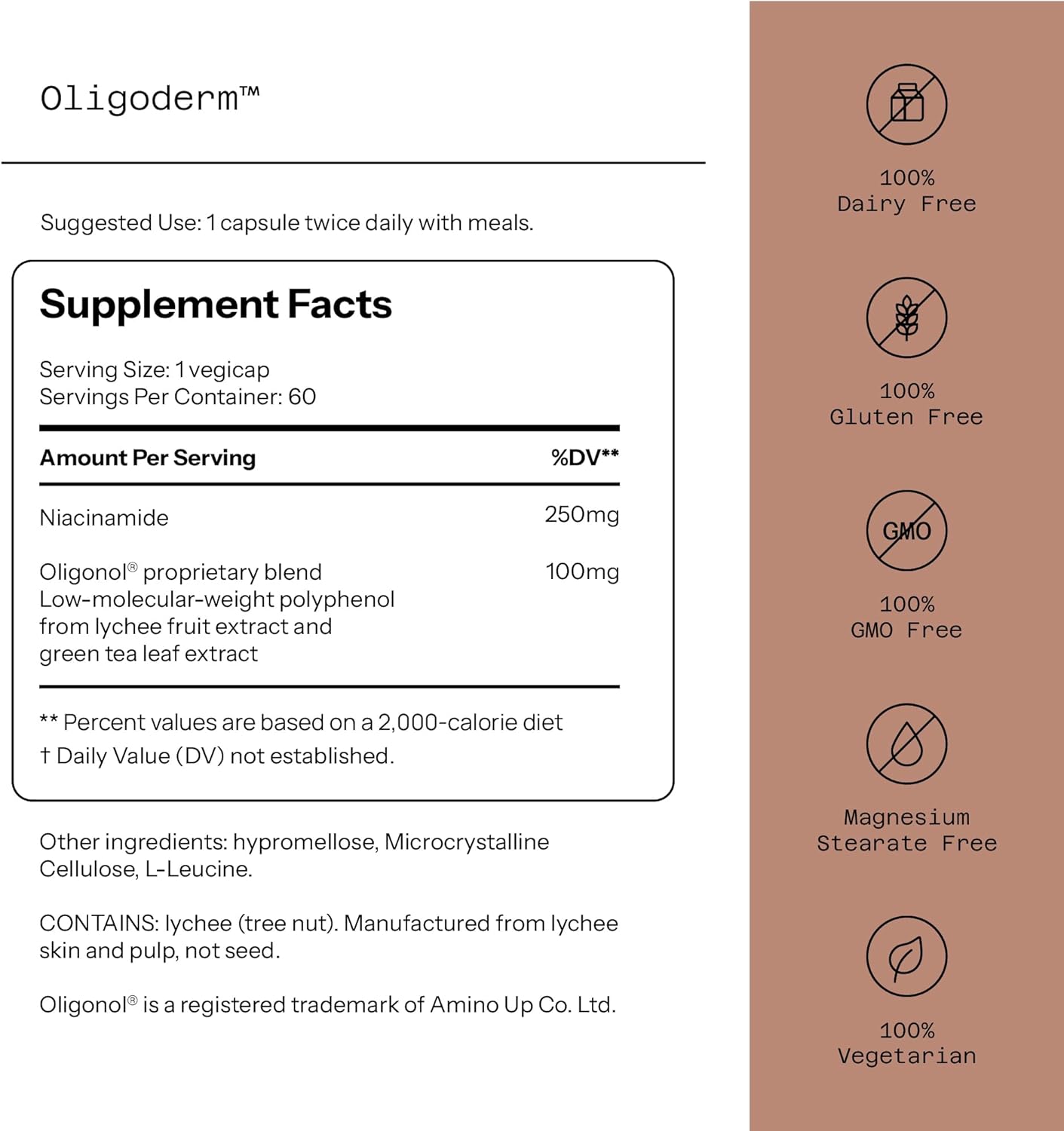Quality of Life - Oligoderm - 60 Capsules