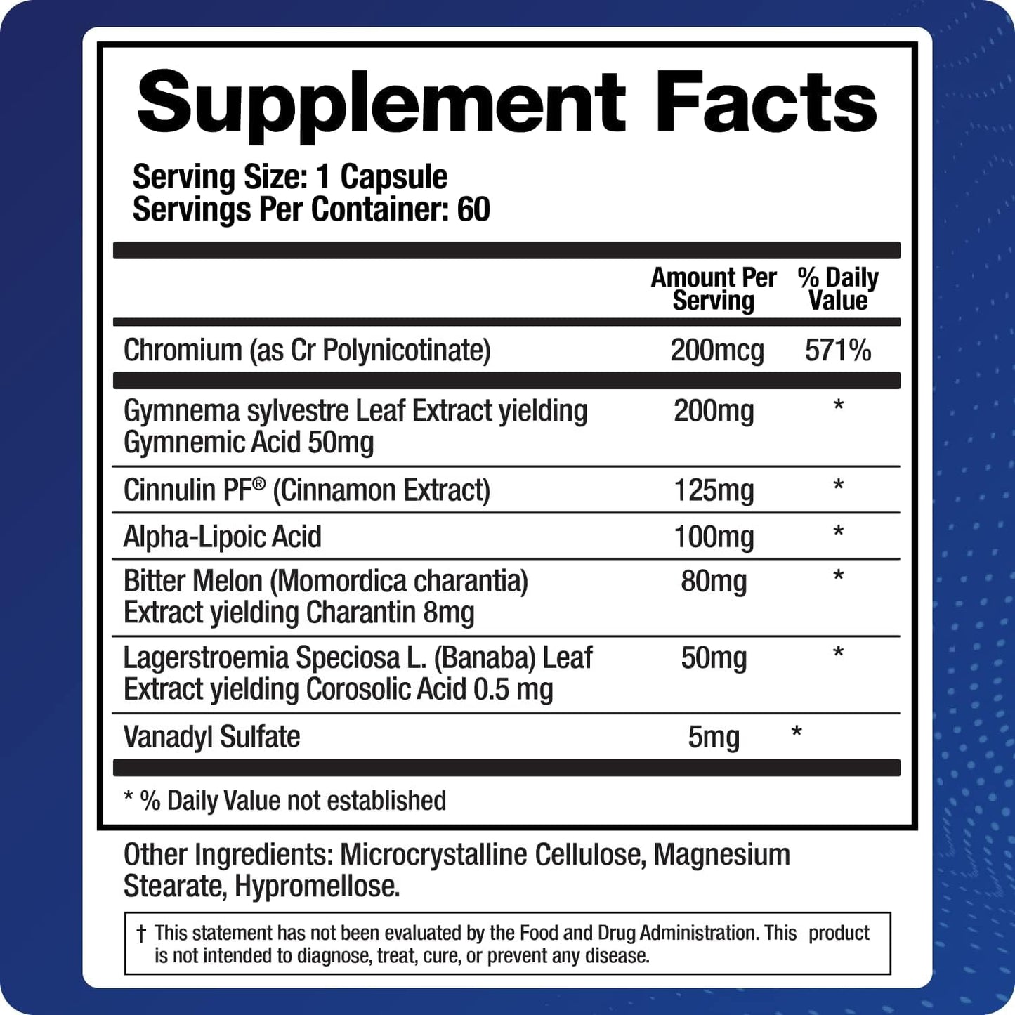 BioMatrix Metabolism Supplement for Men and Women, Cinnamon,60 Capsules