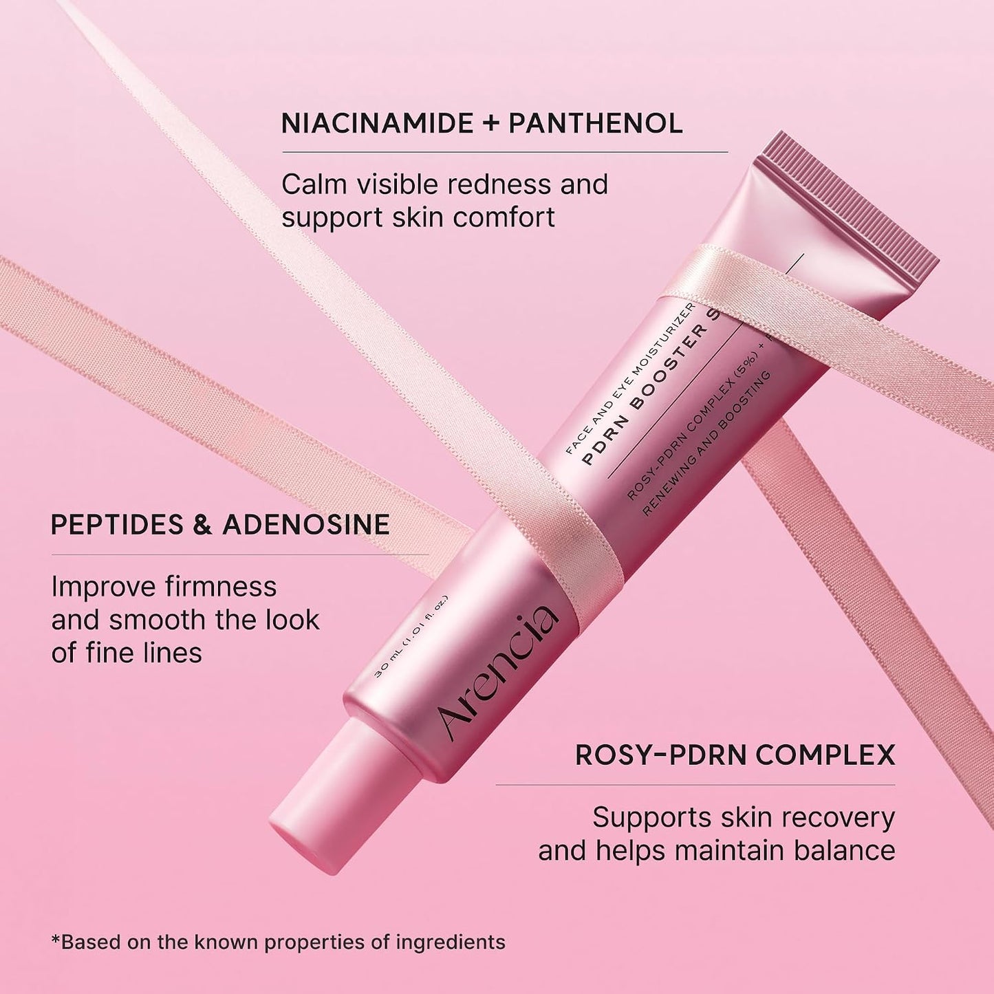 Arencia PDRN Booster Shot Serum, Rosy- 1.01 fl oz