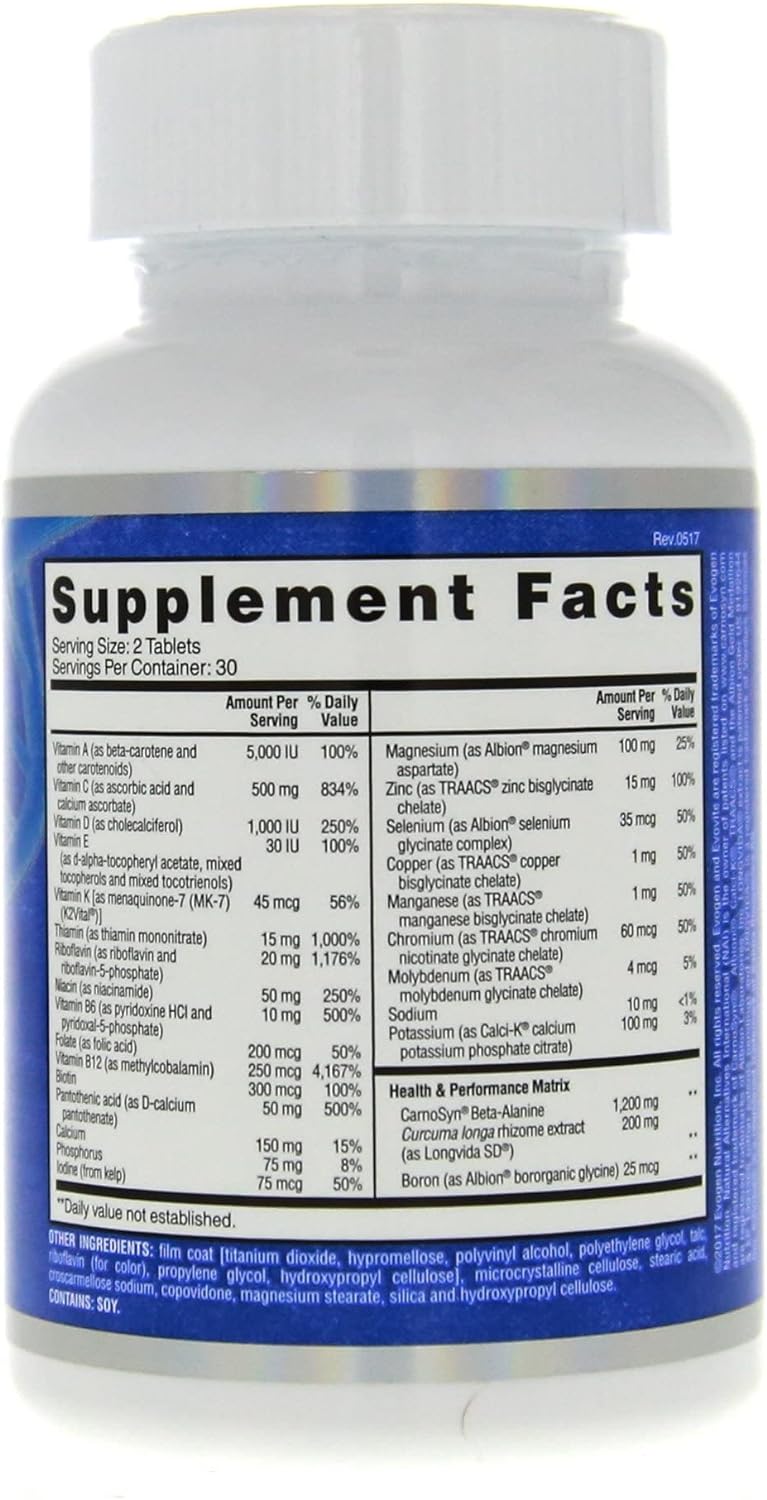 Evogen Evovite Immune Boosting Elite Sport Multivitamin