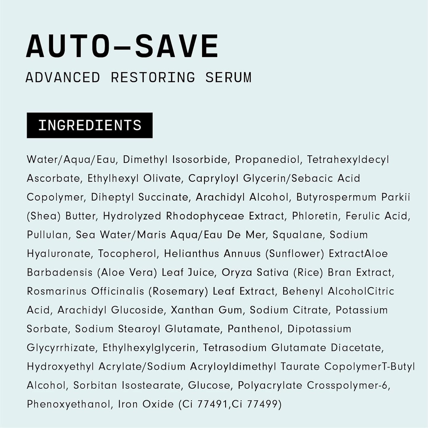 Versed Auto-Save Advanced Restoring Face Serum - 1 fl oz
