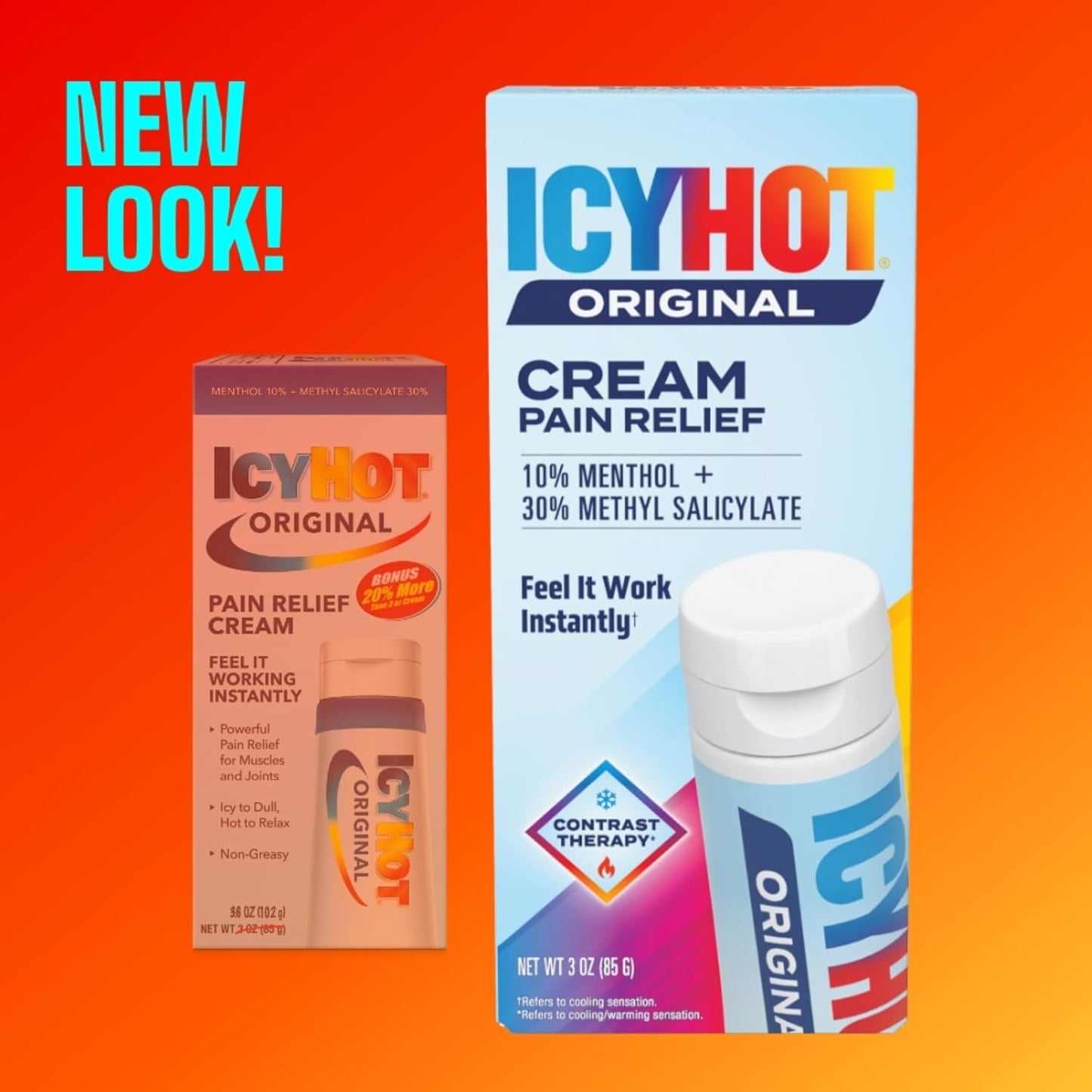 Icy Hot Original Pain Relief Cream, 3 oz